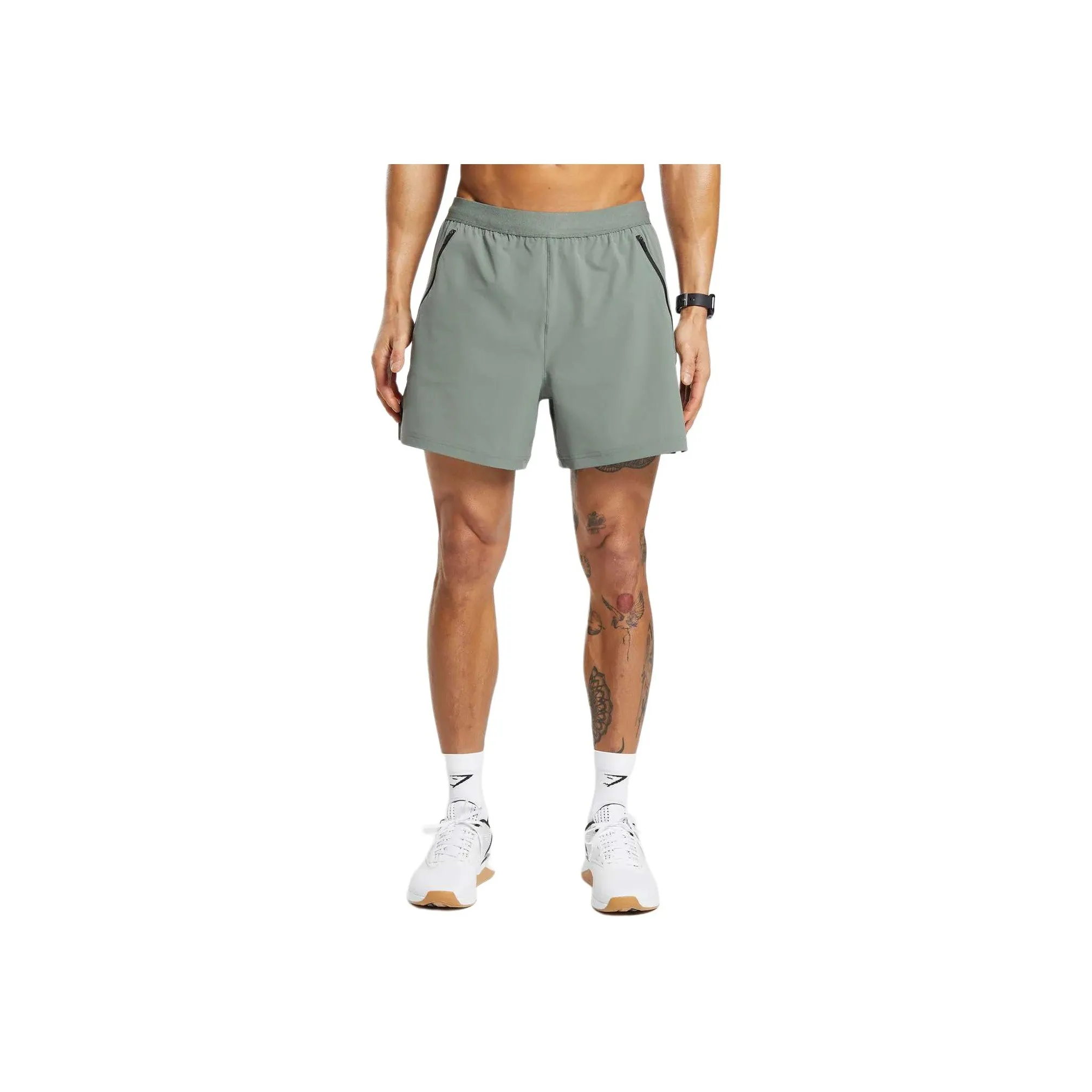 GYMSHARK x Apex Спортивные шорты 5' Мужской Зеленый