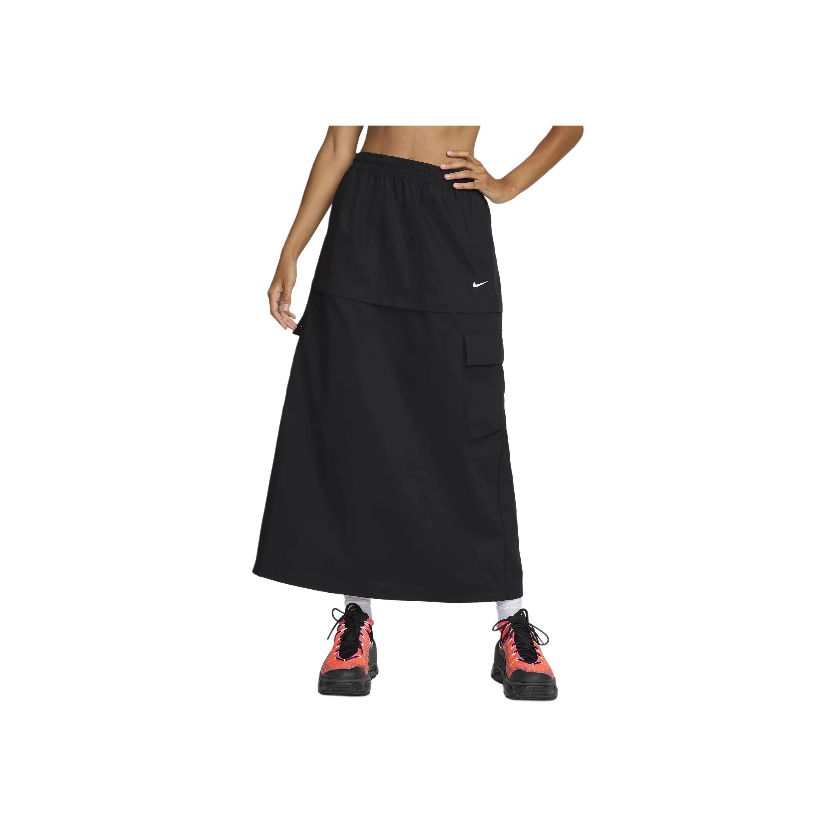 Nike Sportswear Essential Women's Mid Rise Woven Cargo Midi Skirt