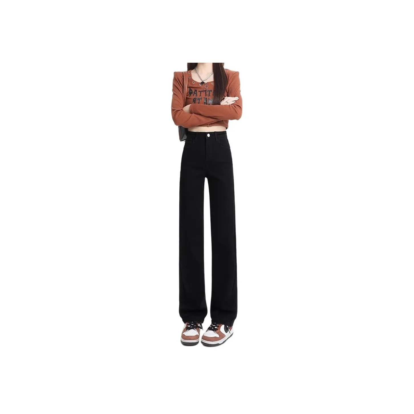 MUCCHIC Премиум Черные Женские Джинсы