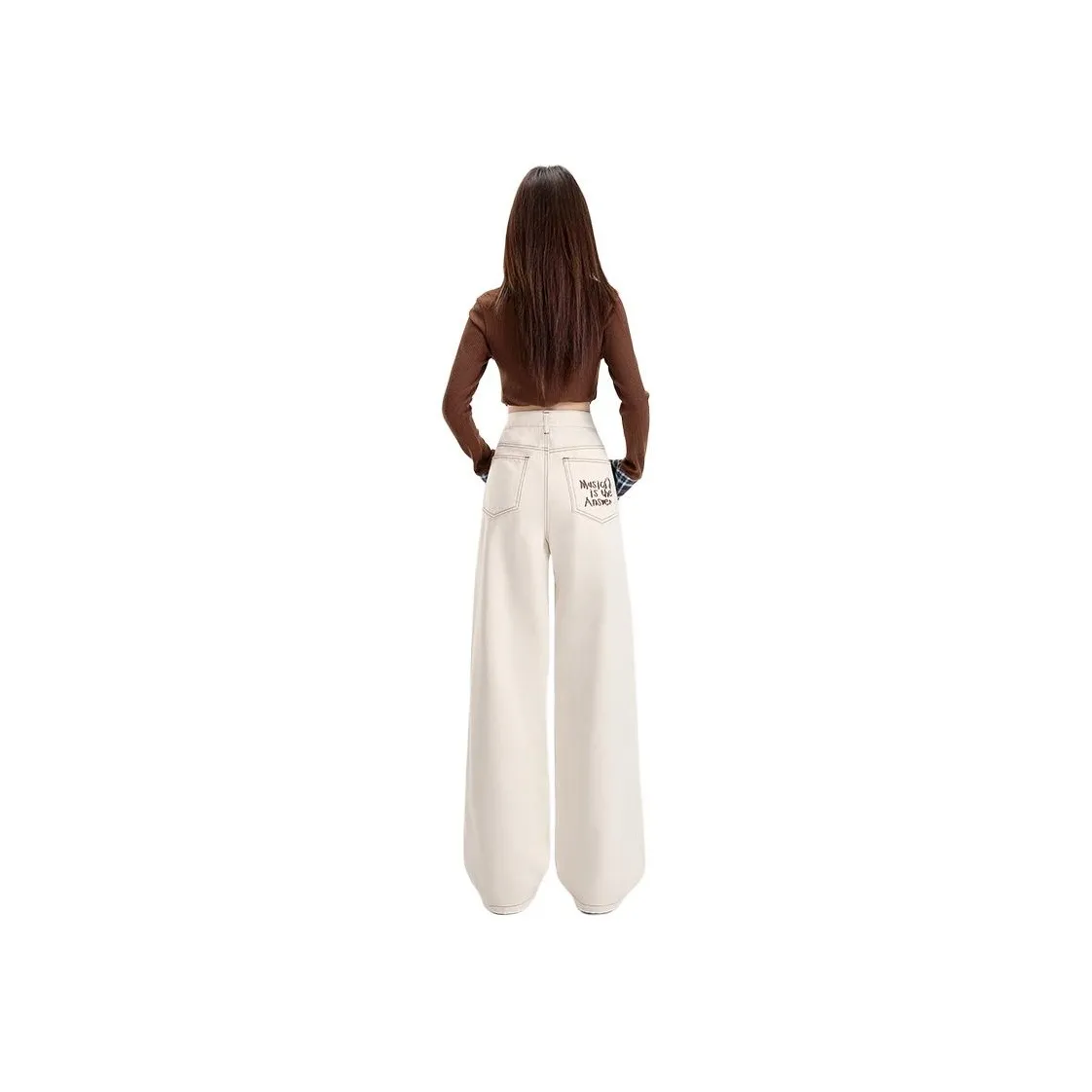 Rose Jeans Women's Cream Apricot