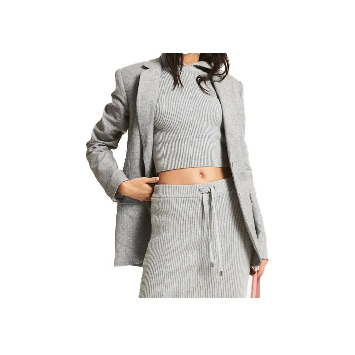 MICHAEL KORS Business Suit Coat Women's Gray