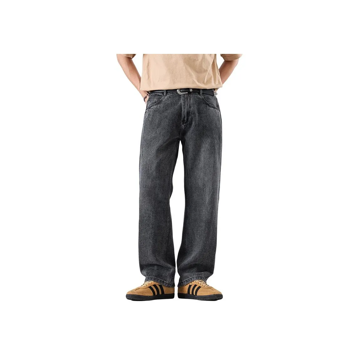 JASONWOOD Cowboy on the Run Джинсы Унисекс Черный Серый