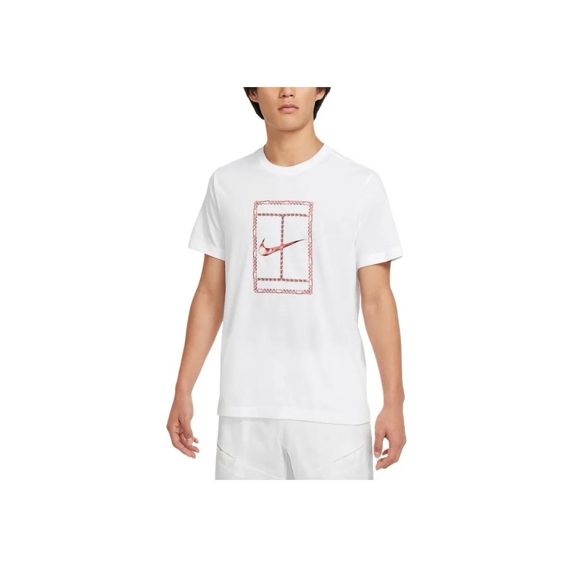 Nike CourtDri Fit T Shirt Men's White