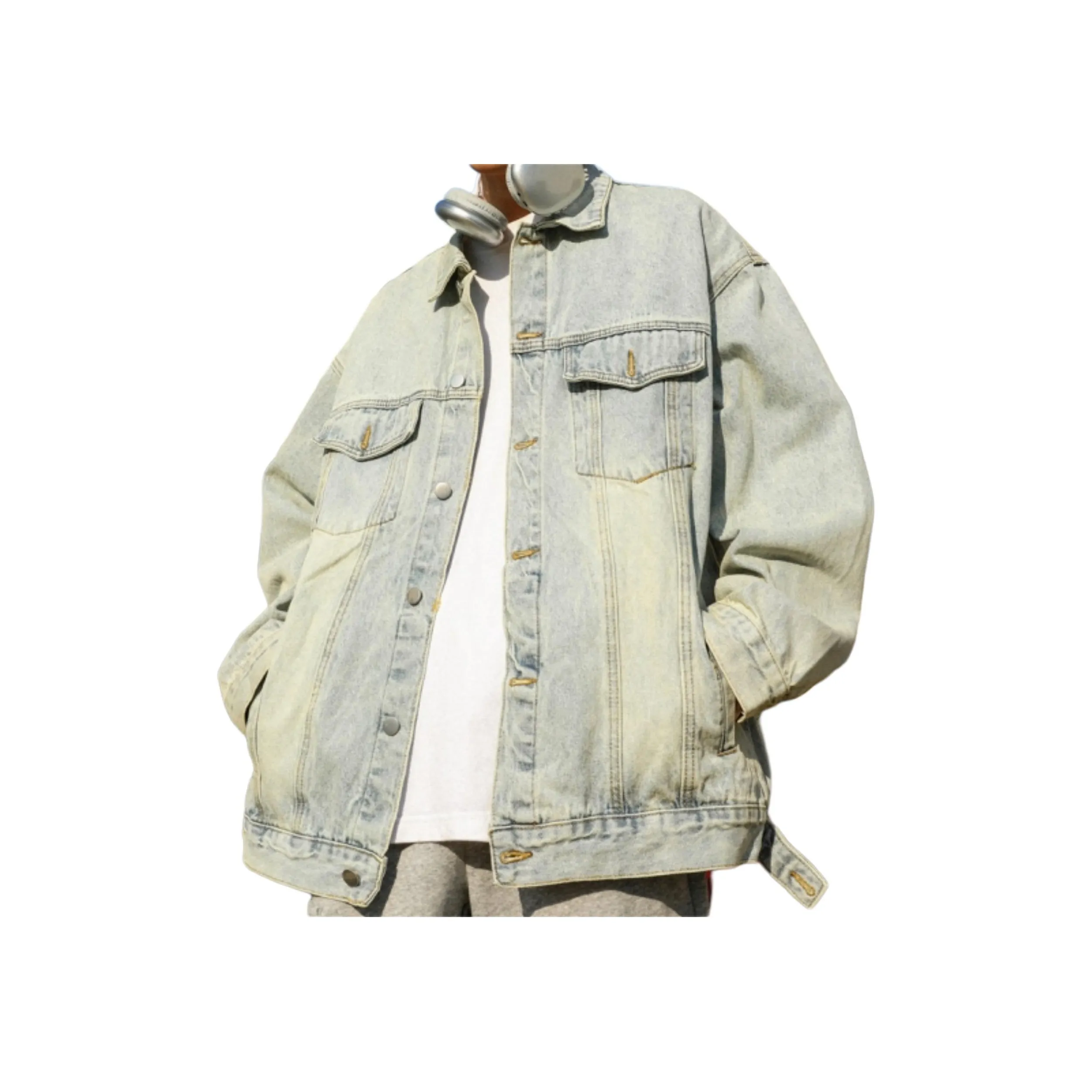 ZONEiD Унисекс Джинсовые куртки