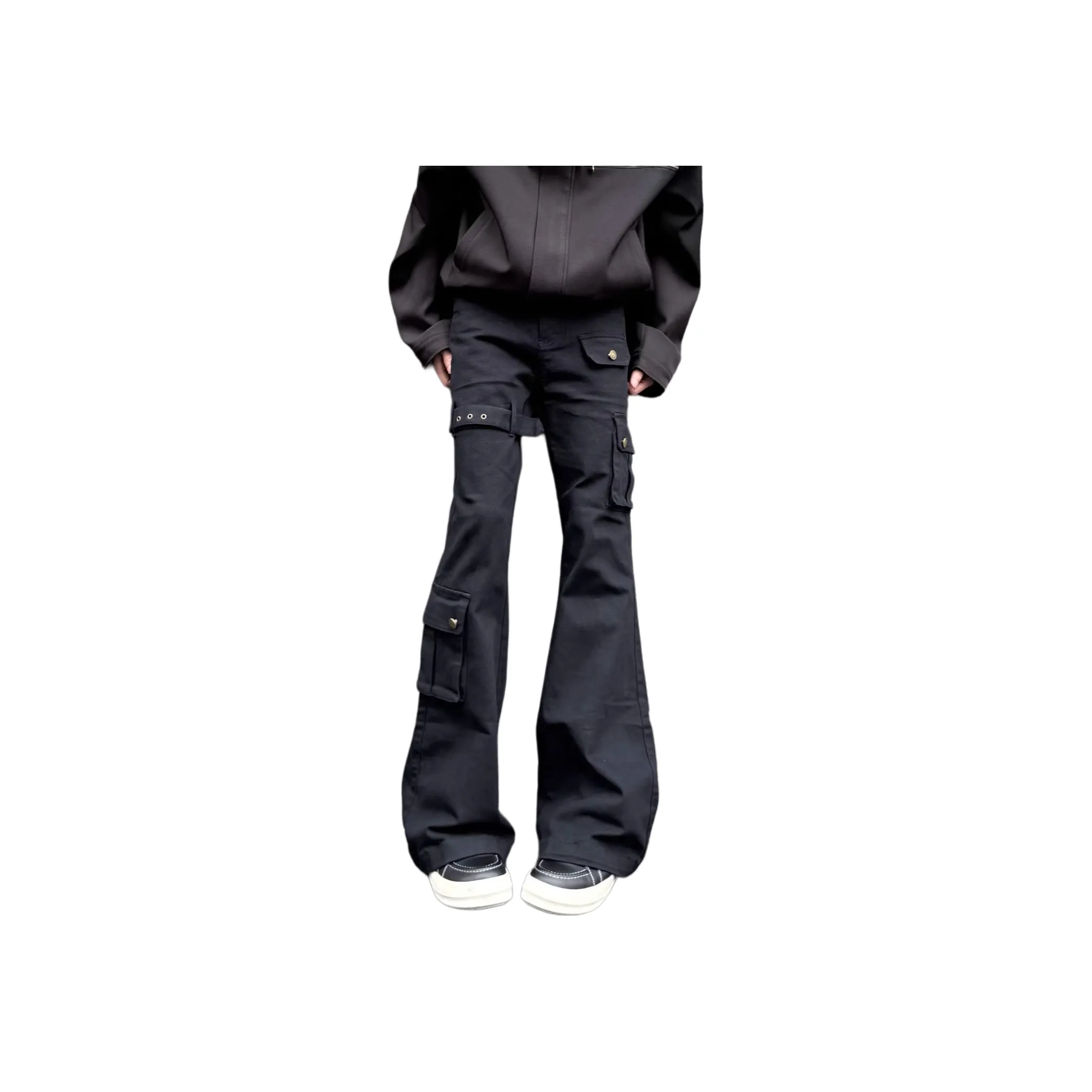 SAGP Черный Кружево Вверх Стиль Унисекс Джинсы