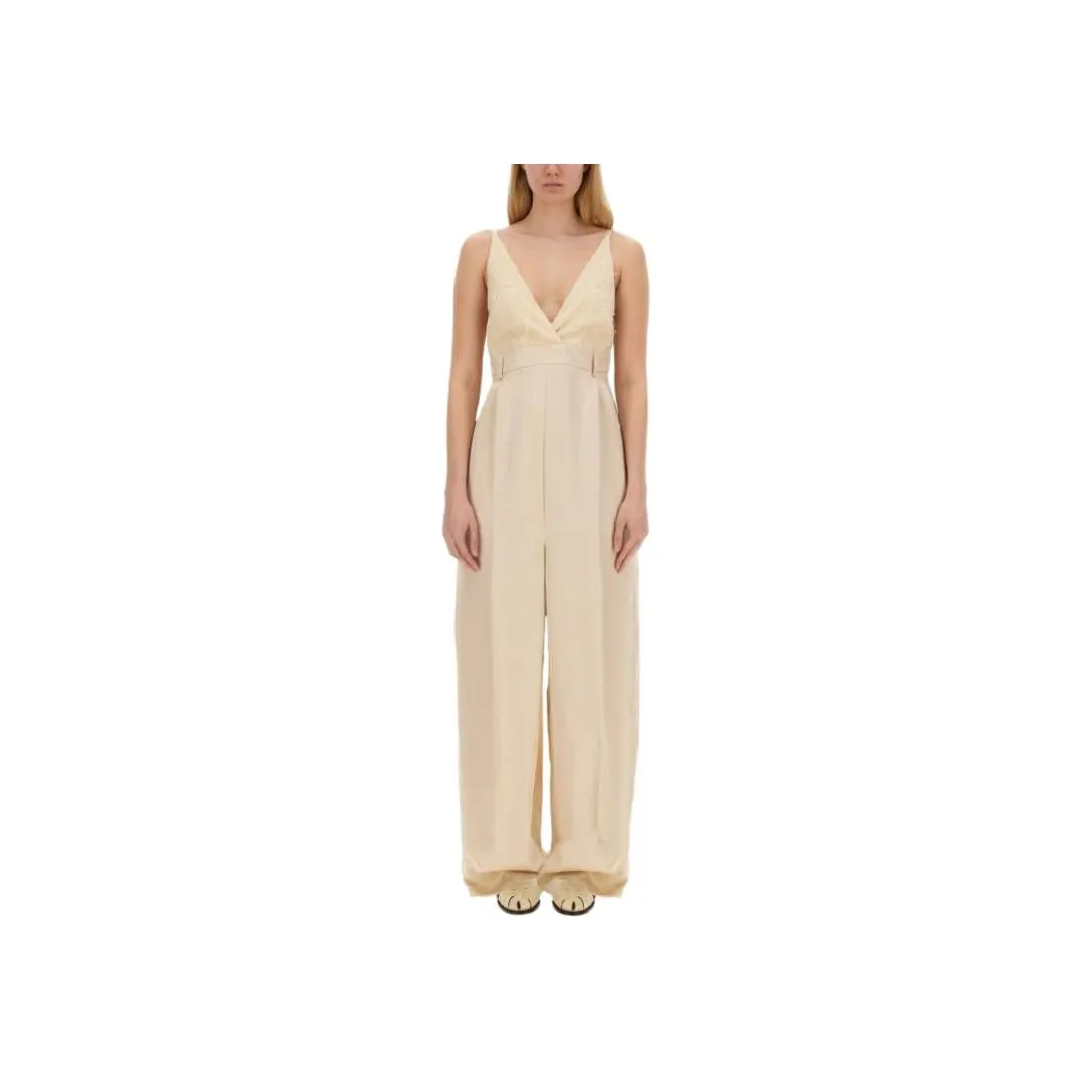 Alysi Tailored Wide Leg Jumpsuit