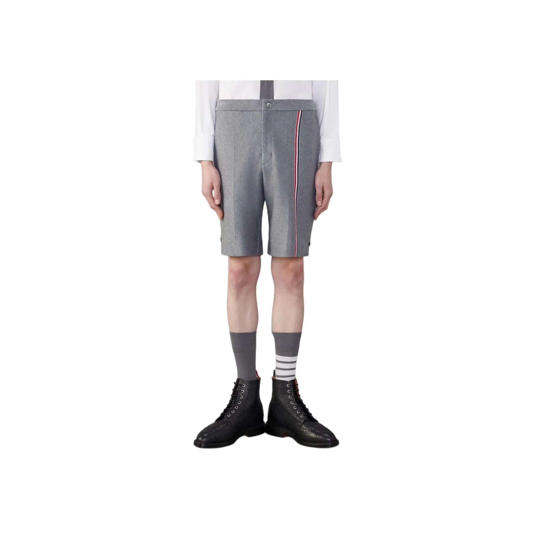 THOM BROWNE Rwb Stripe Bermuda Shorts