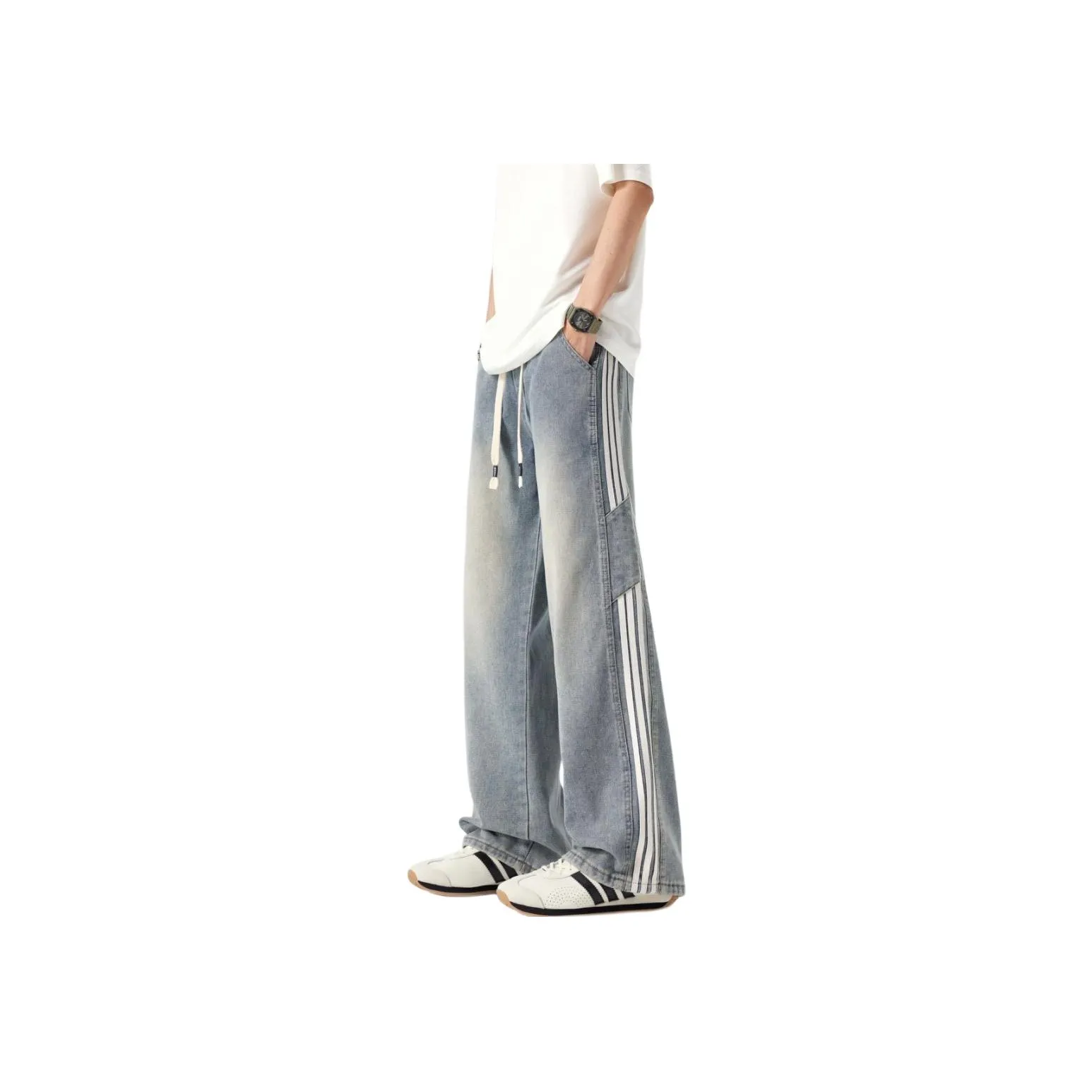 POLAR BEAR Jeans Unisex Vintage Blue