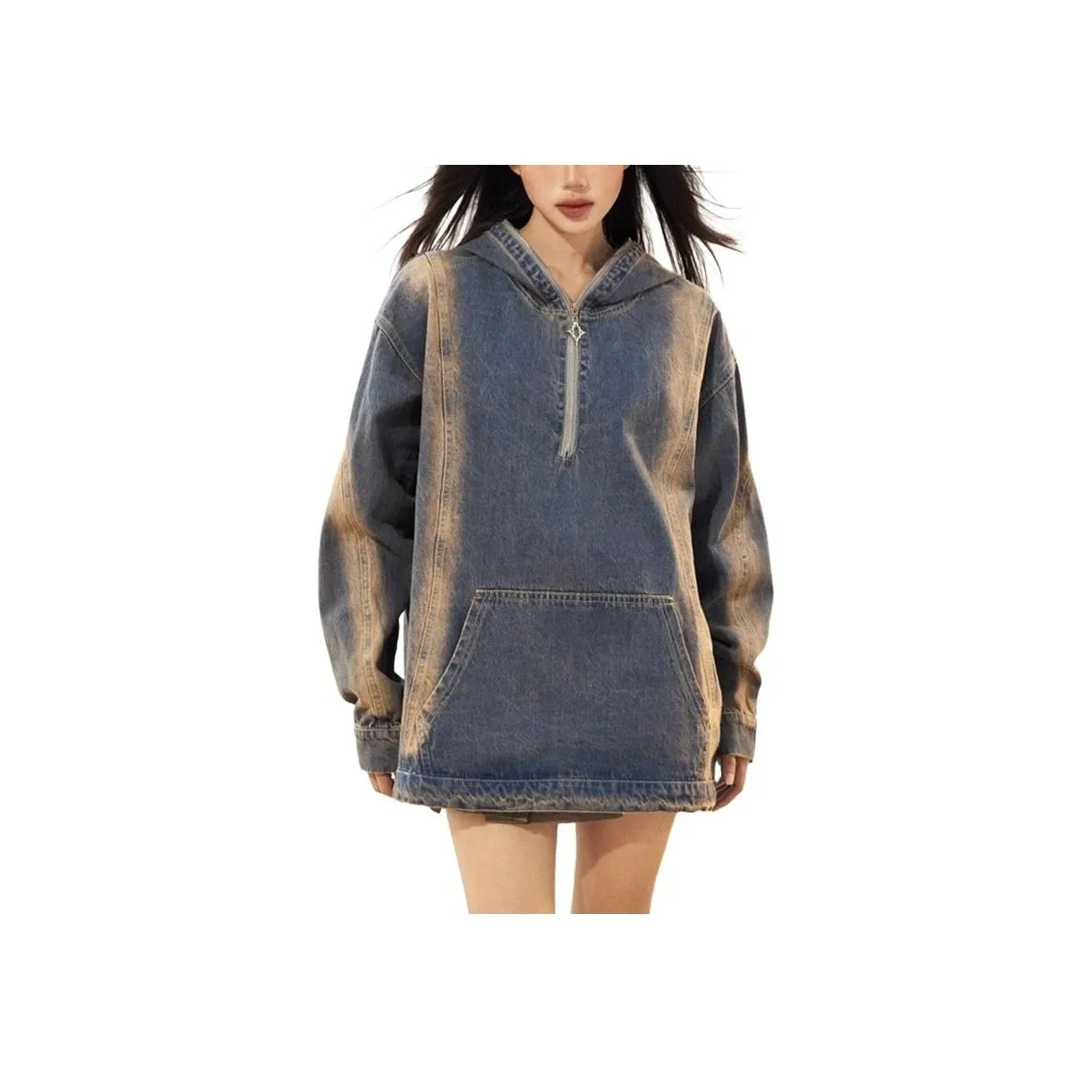 Flowers in water Denim Jacket Women's