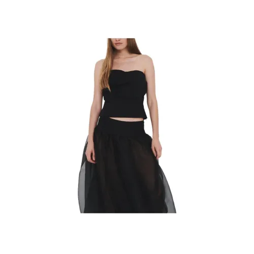 The. garment Черный Женские Топы без бретелек