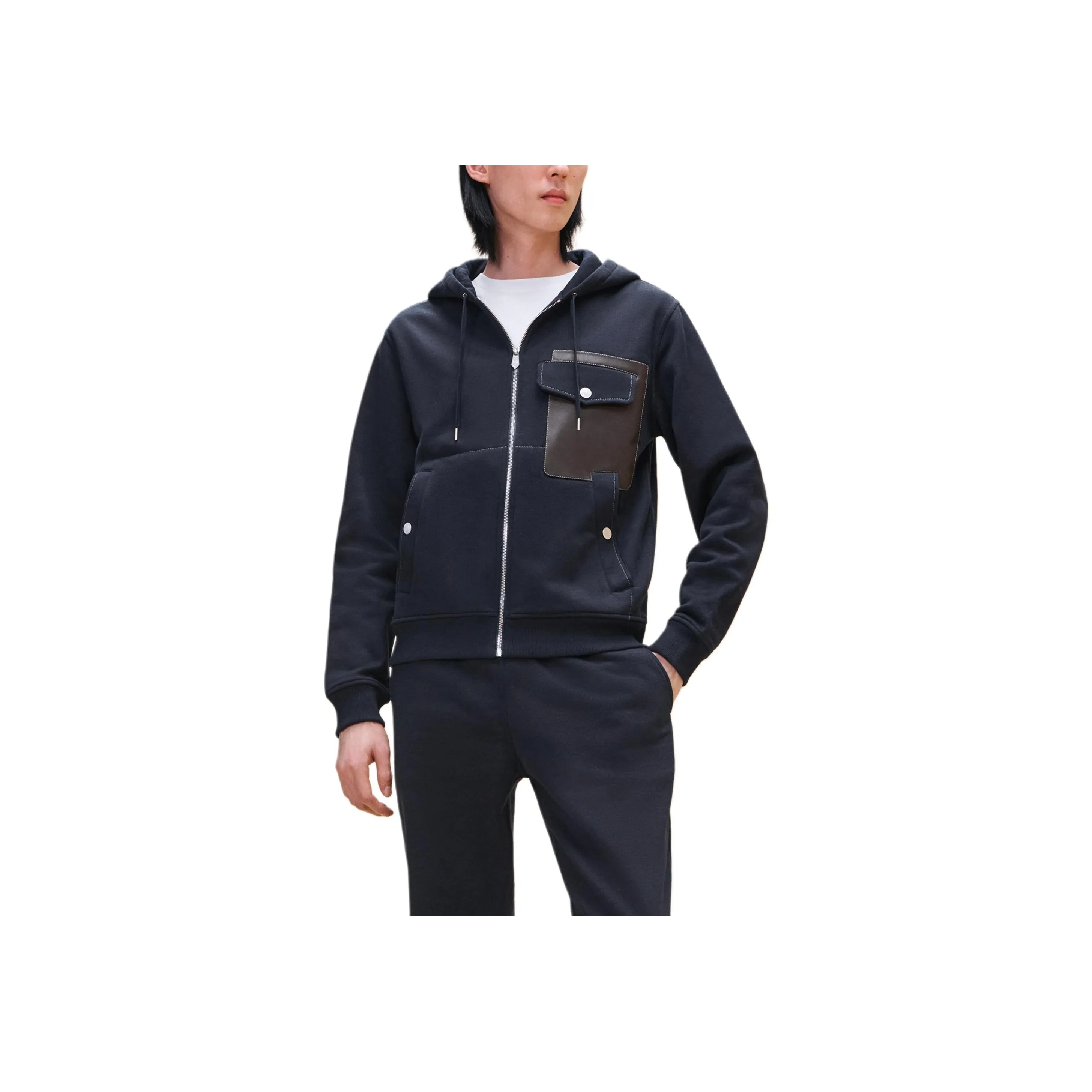 HERMES Jackets & Coats Men's Marine Blue