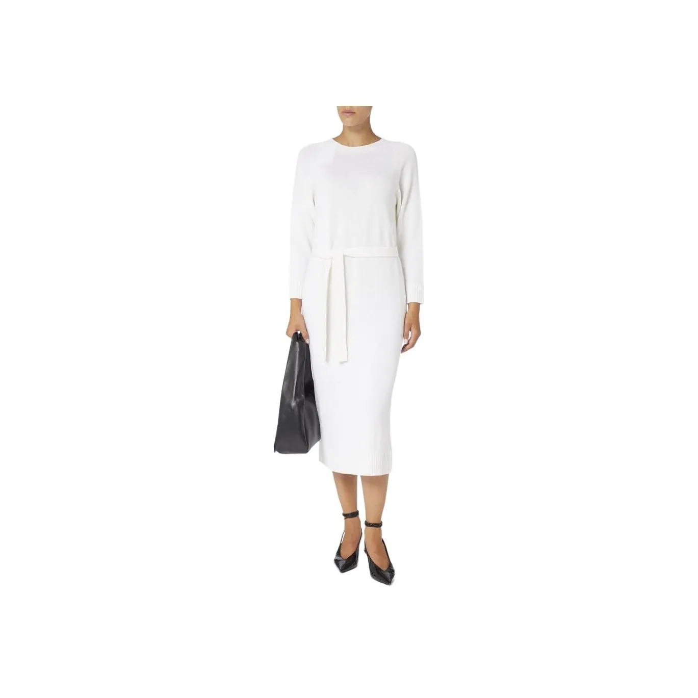 MaxMara Long Sleeved Dress Women's White