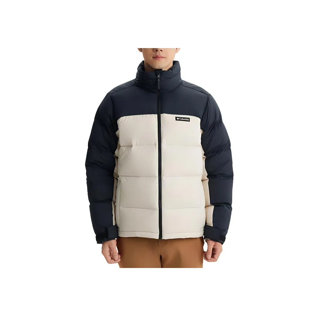 Columbia совместный бренд Casual Outdoor Пуховик Мужской Бежевый Черный