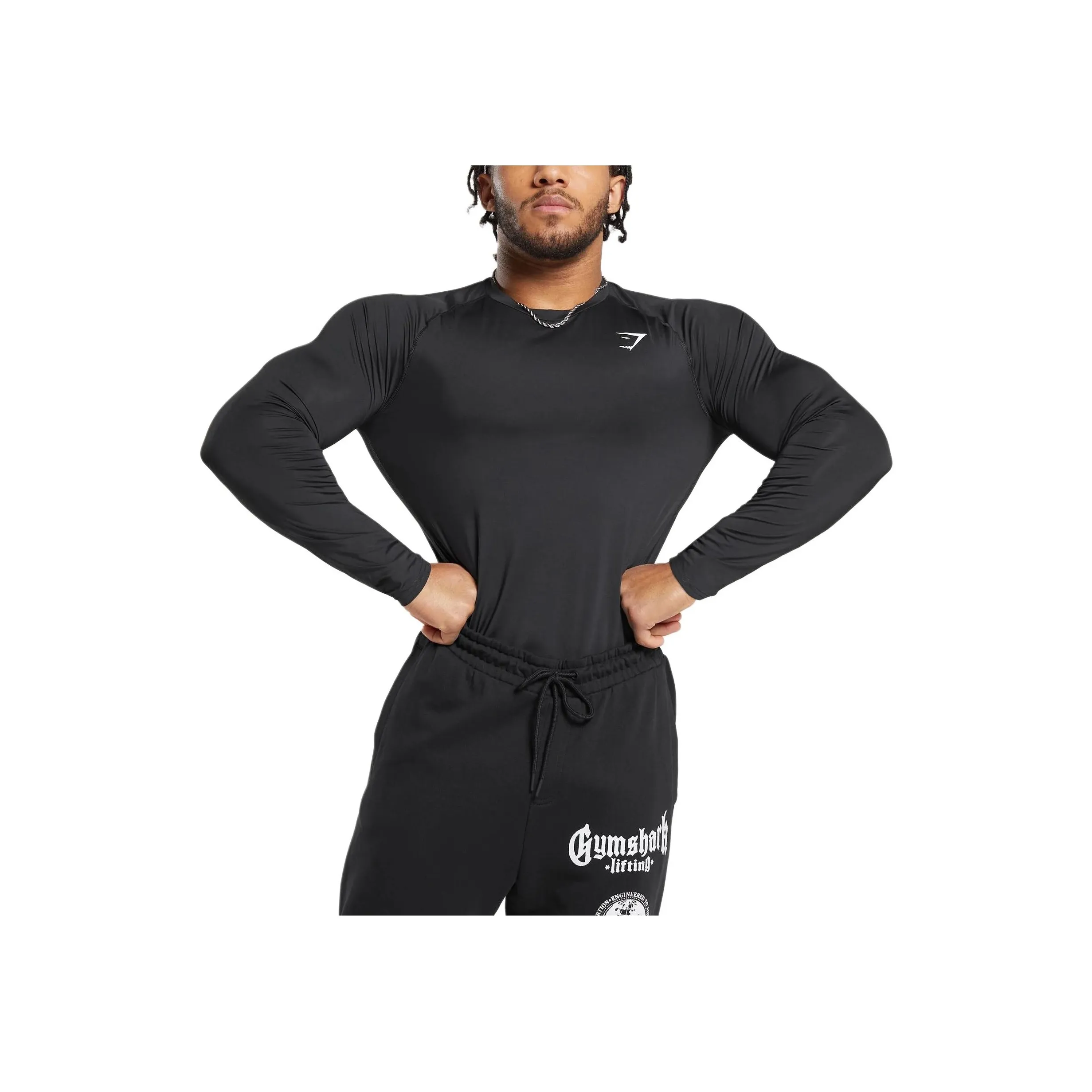 GYMSHARK FW24 T Shirt Men's Black