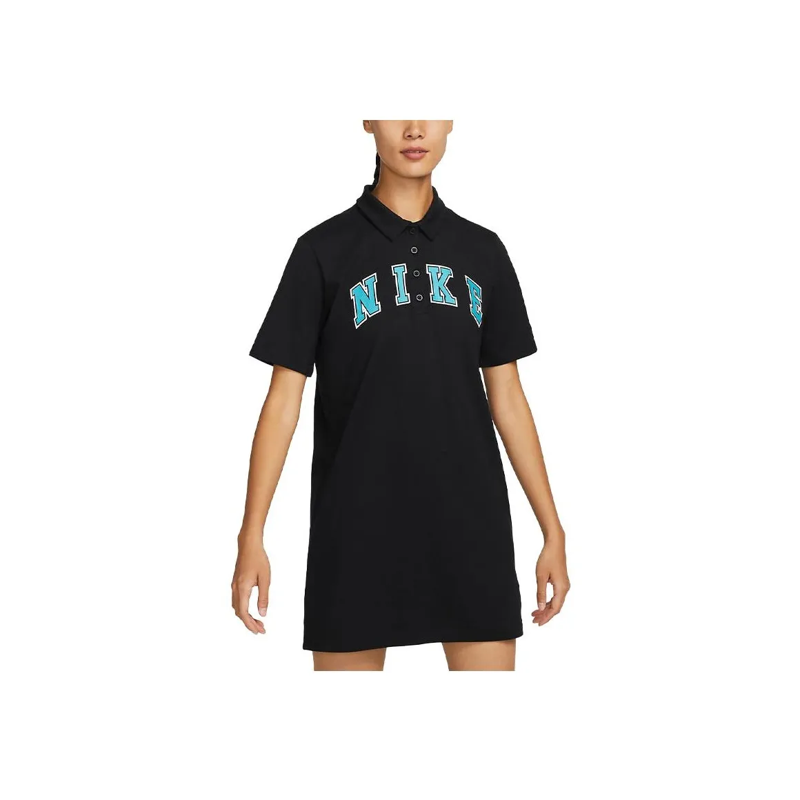 Nike Short Sleeved Dresses Women's Black