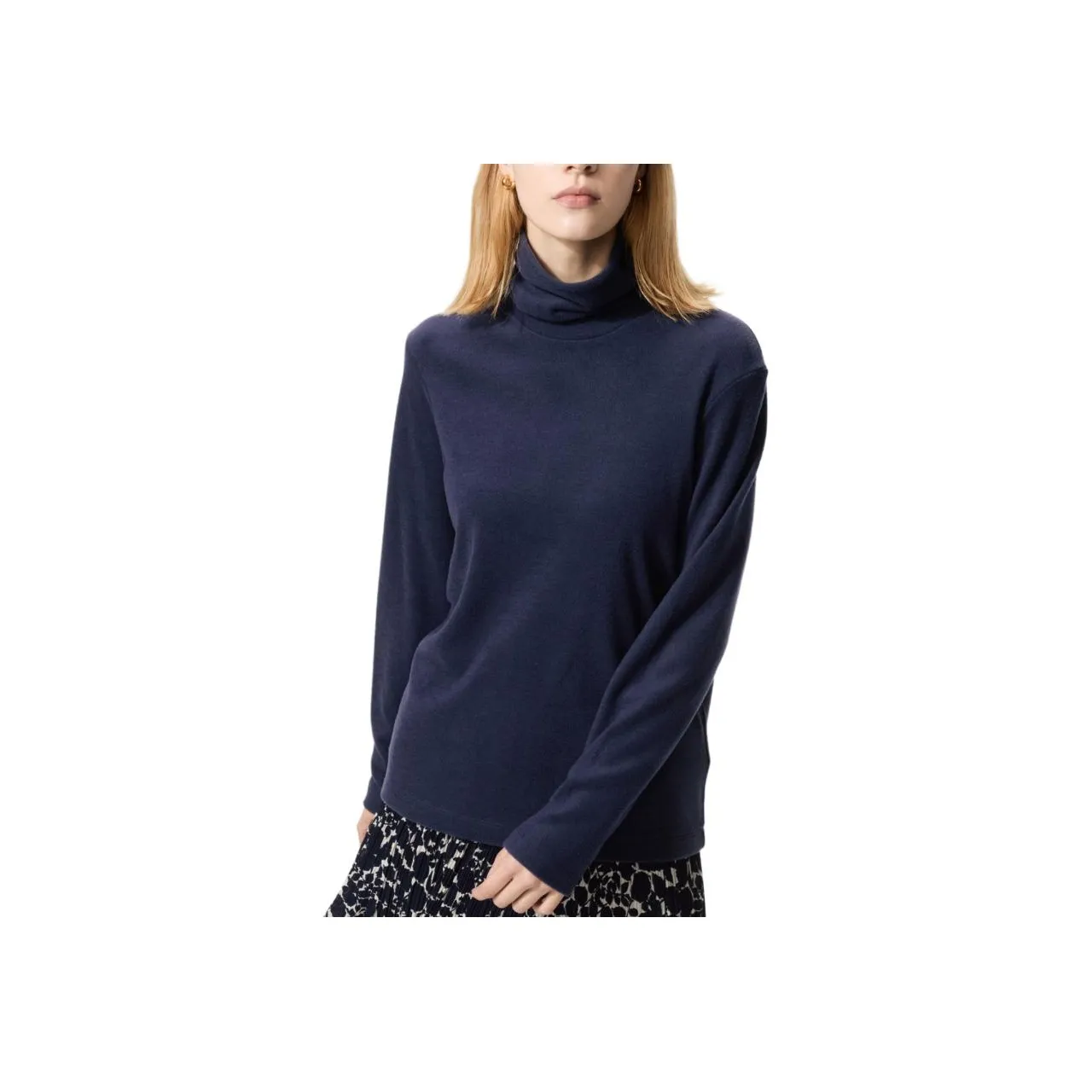 UNIQLO Морской синий Женские T-рубашки