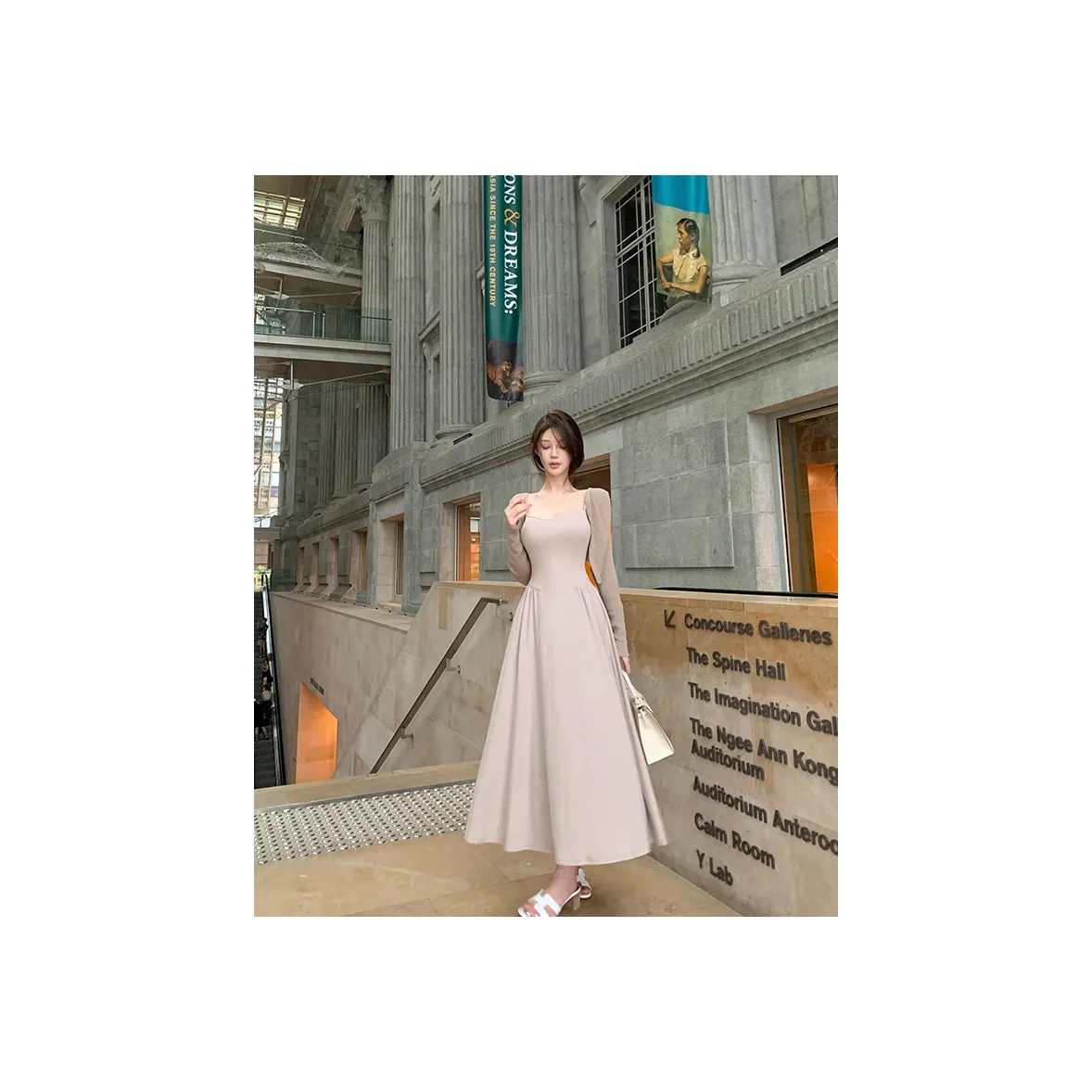 CHILL QIAOER Юбка-платье Женское