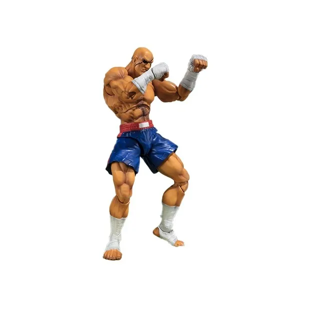 BANDAI SHF Street Fighter, Sagat, Vega Scale Figures 17cm