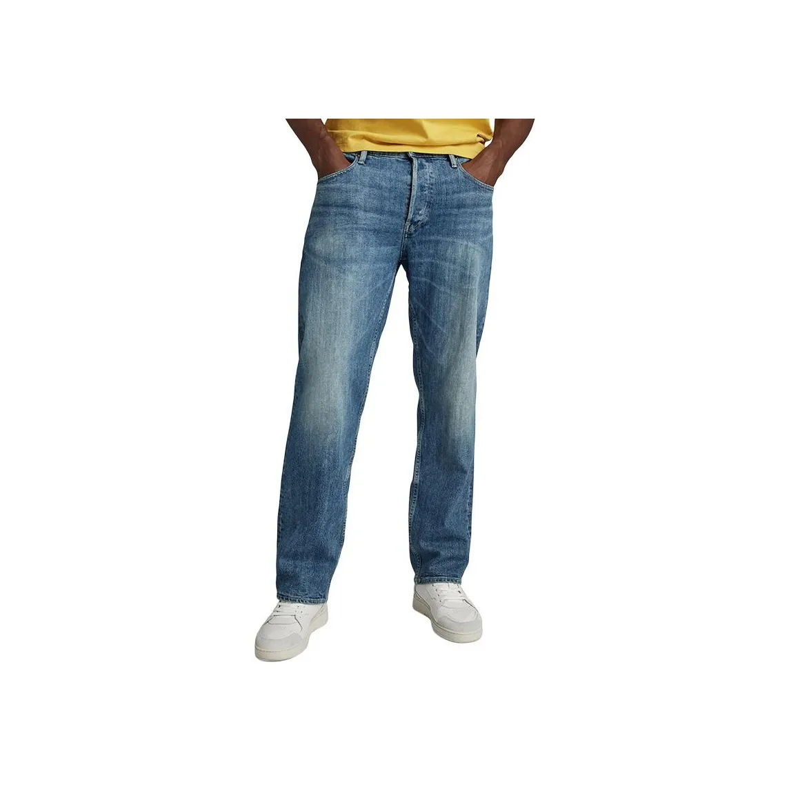 STAR RAW Джинсы Мужские Темно-синие