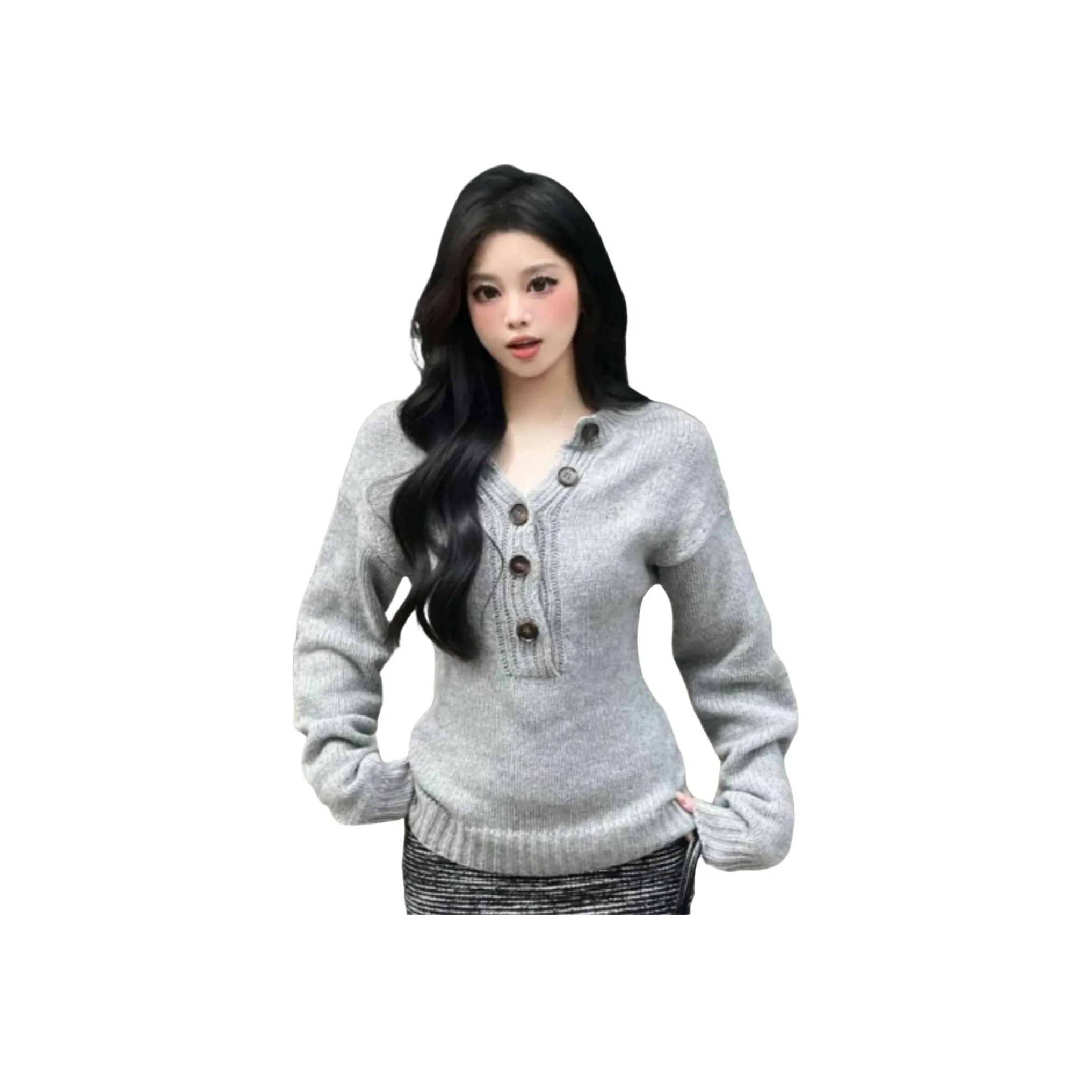 MTHE Серый Женский Трикотаж