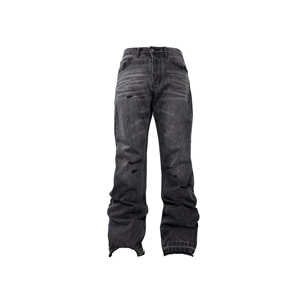 SOUTHTEENAGER Джинсы Унисекс Черные Штаны