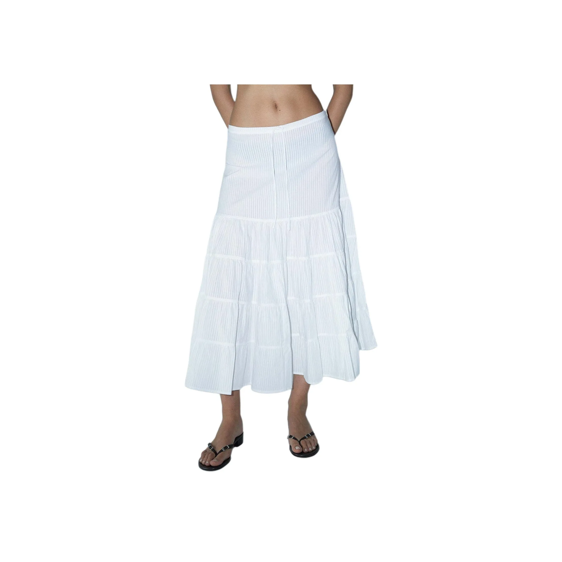 Paloma Wool Pleated Midi Skirt
