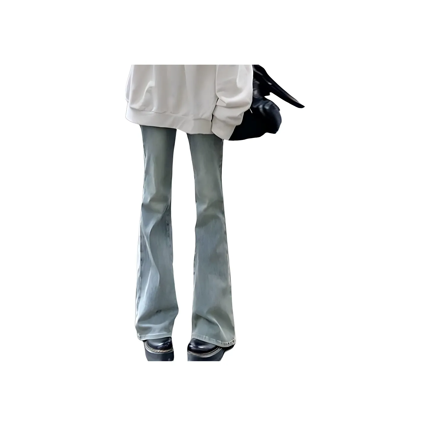 NHZN Светло-синие Женские Джинсы