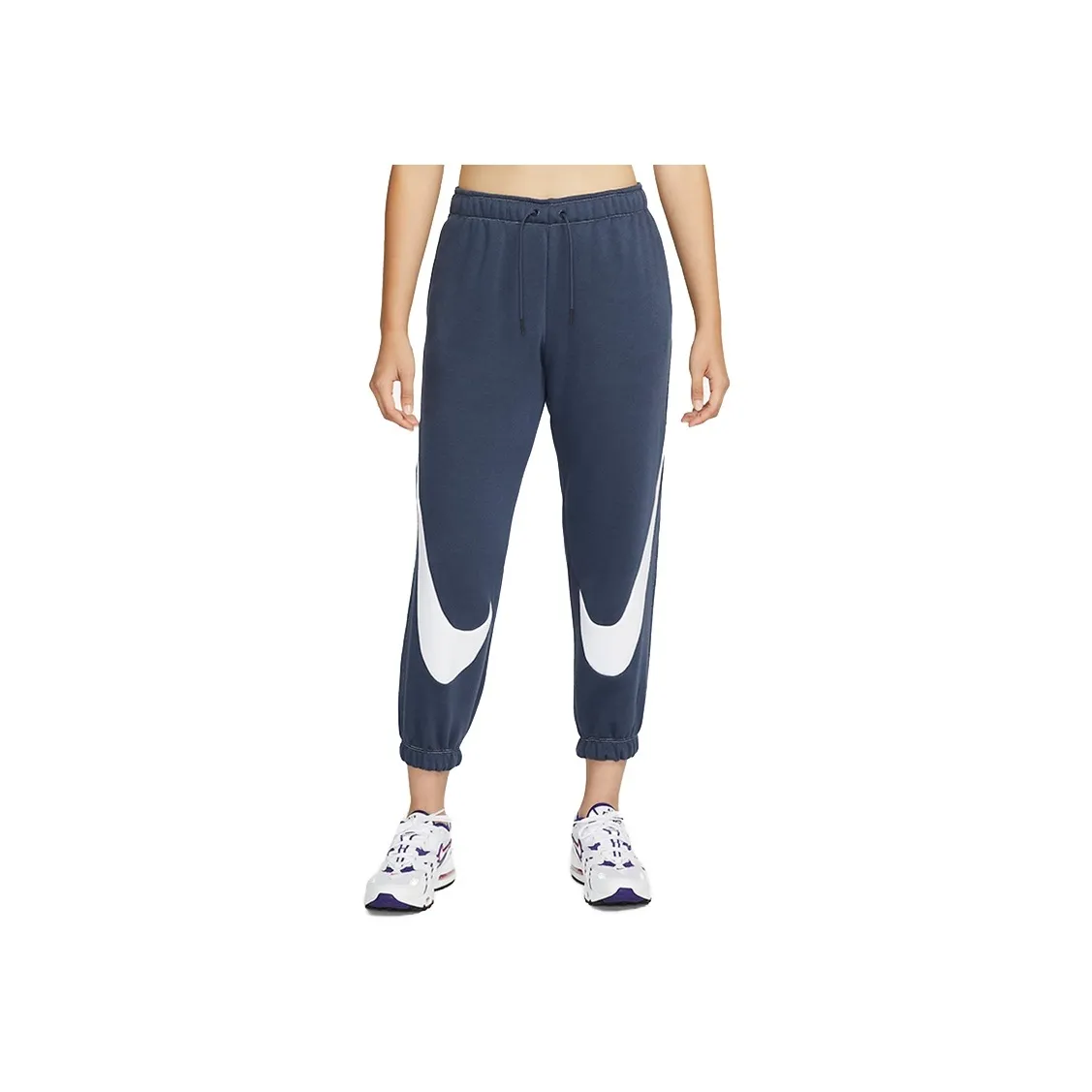 Nike Knitted Sweatpants Women's Navy Blue