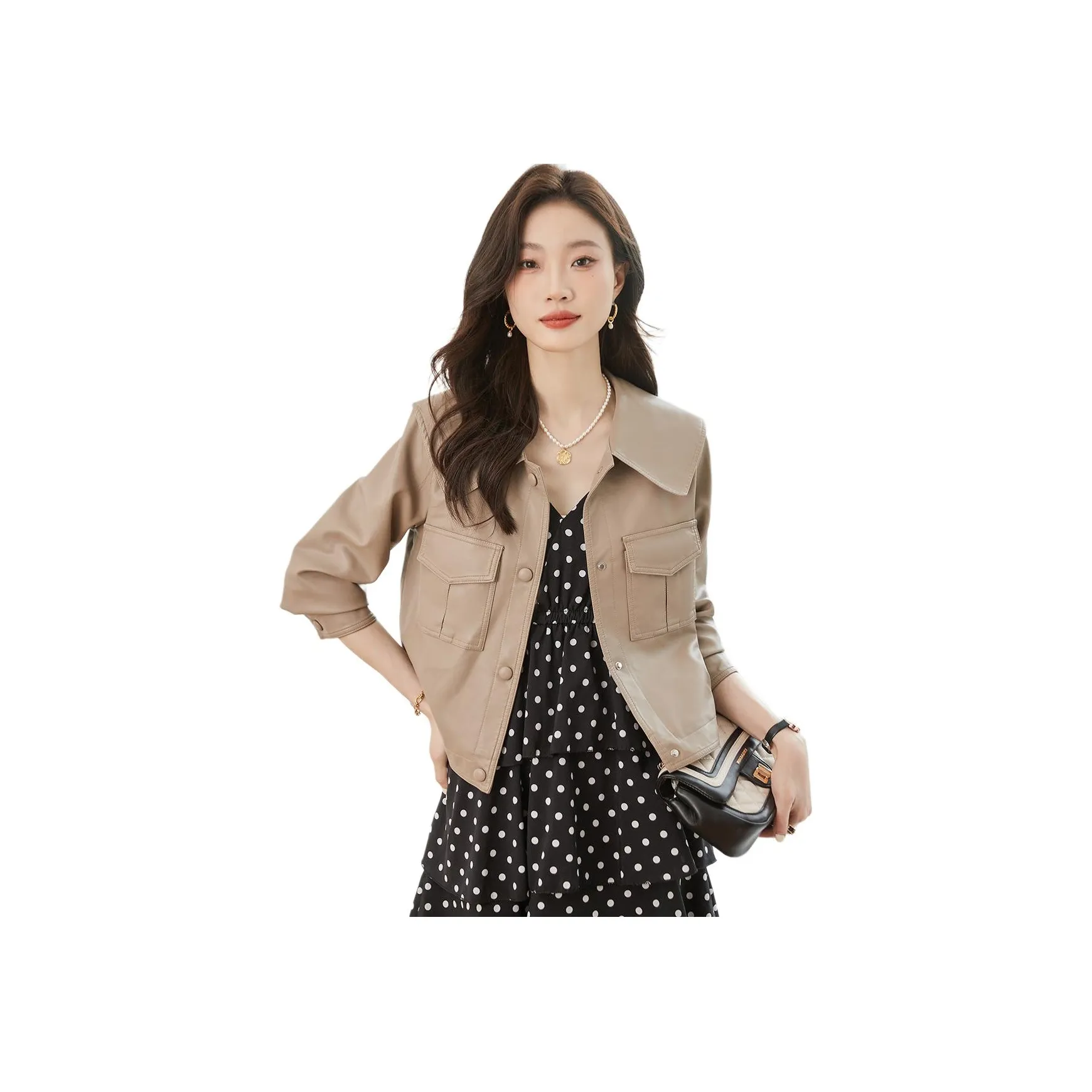 TERRE BLEUE Jackets Coats Women's Khaki