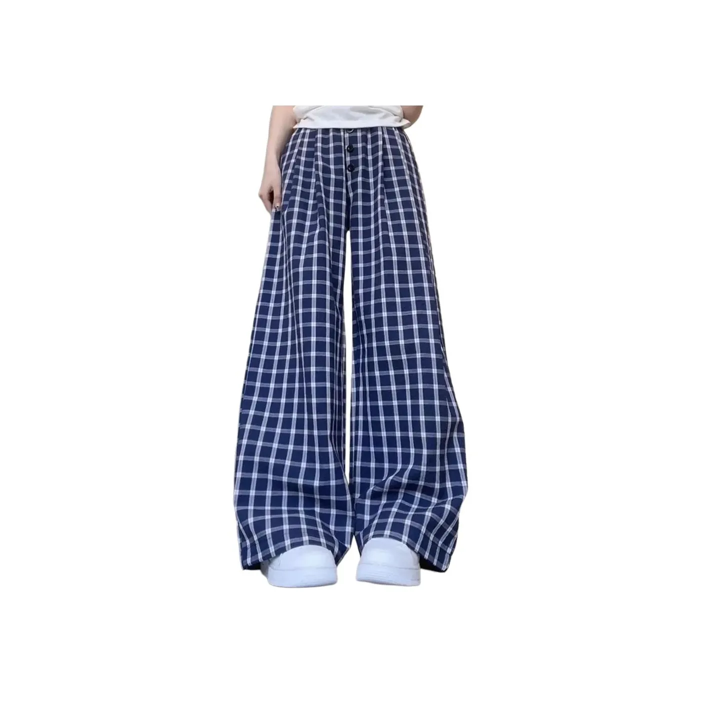 KOKO BASE Синие Женские Повседневные Брюки