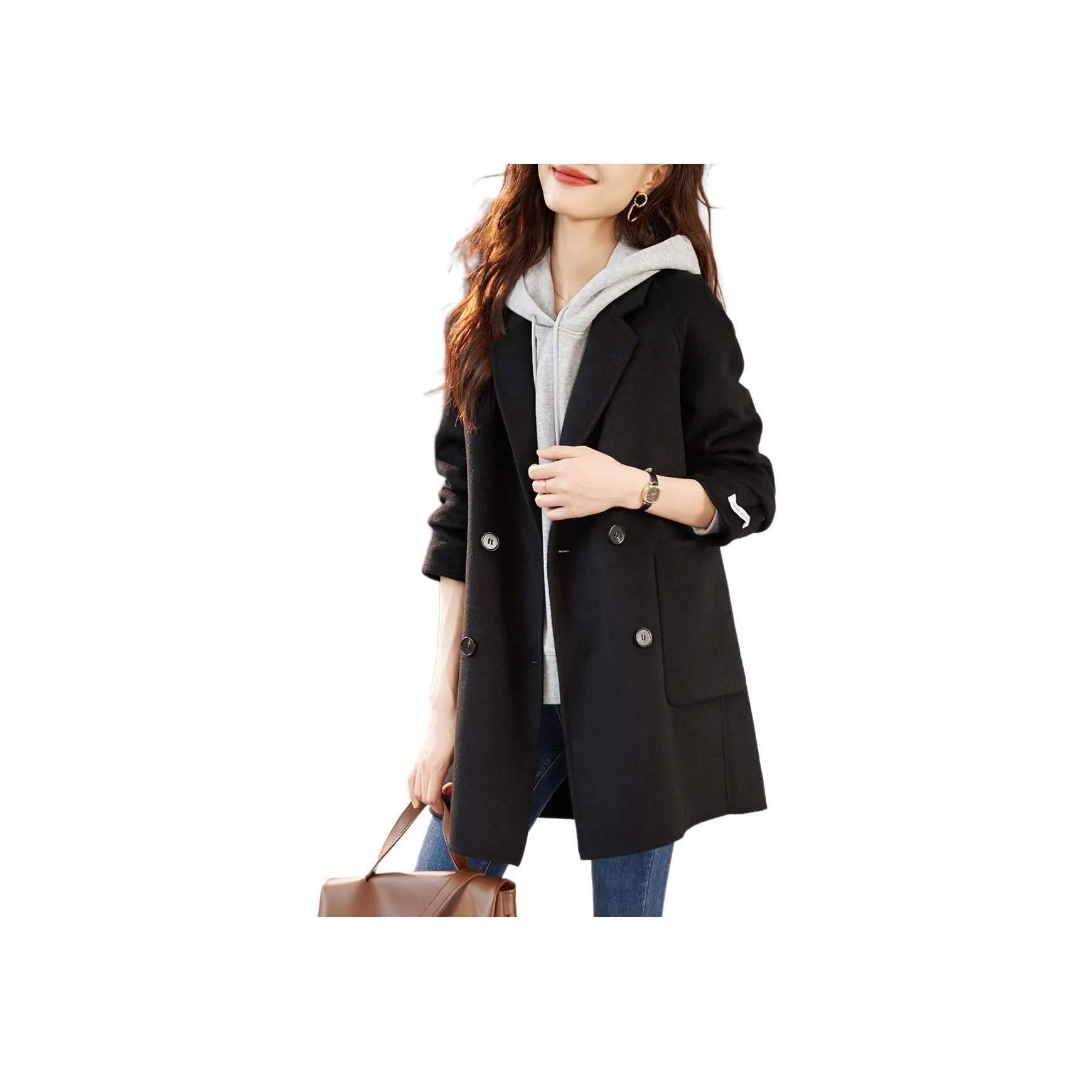 Mo Han Yi Mei Куртка Женская Черная