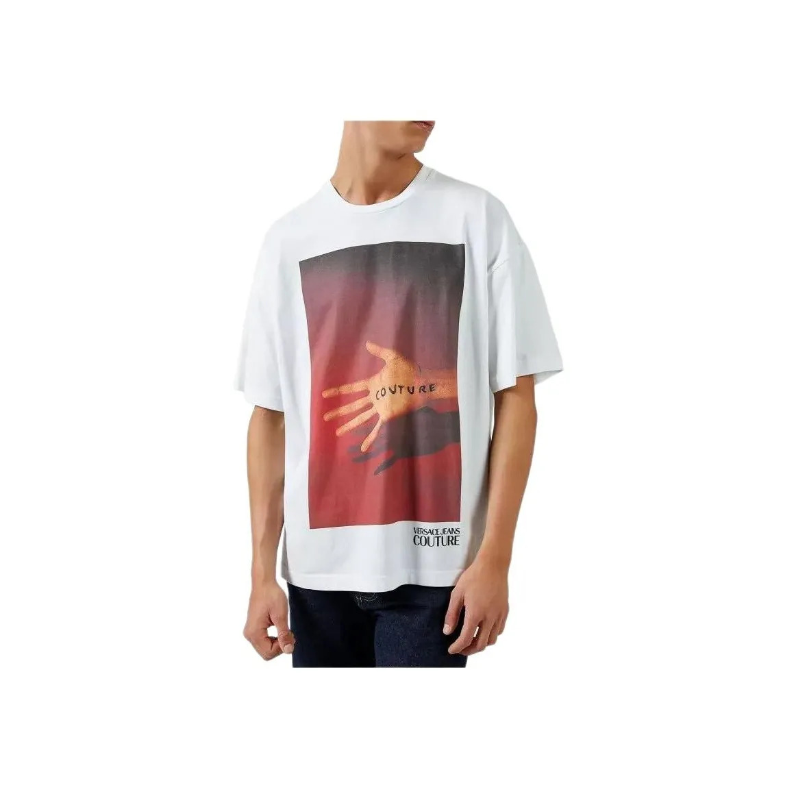 VERSACE JEANS COUTURE T Shirts Unisex White