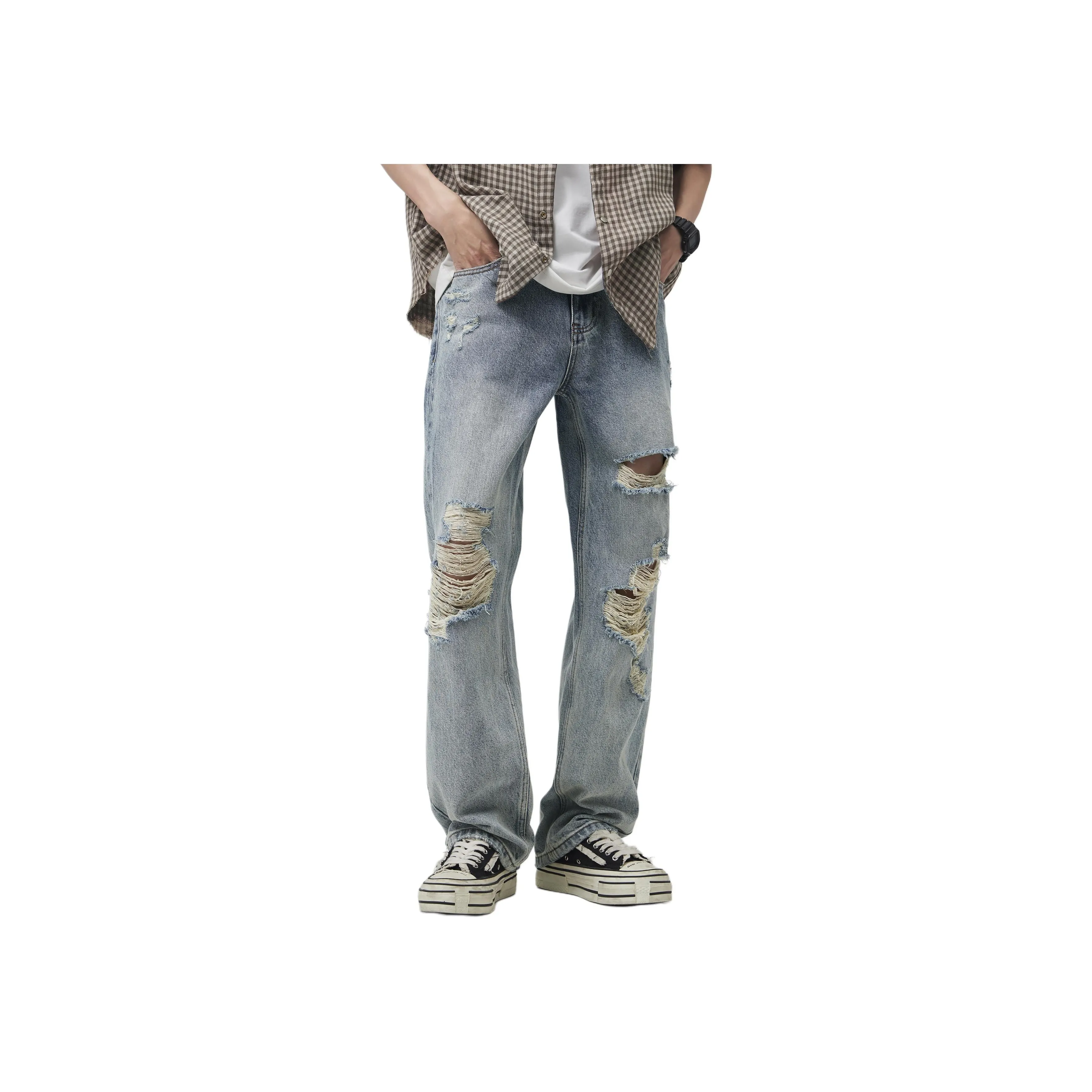 CHOCOOLATE Светло-синие Унисекс Джинсы