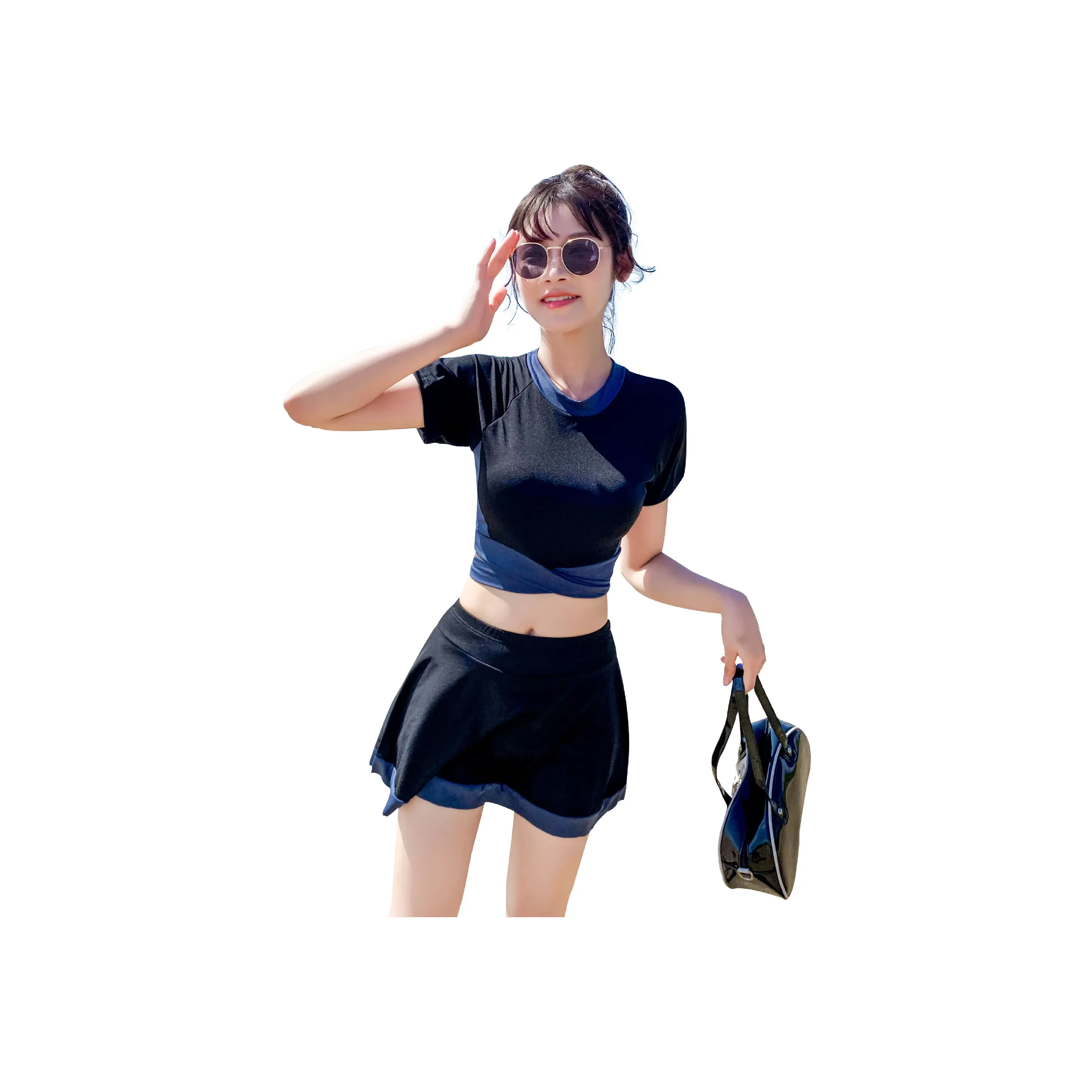 Shuhao Bai Двухкомпонентный купальник для женщин