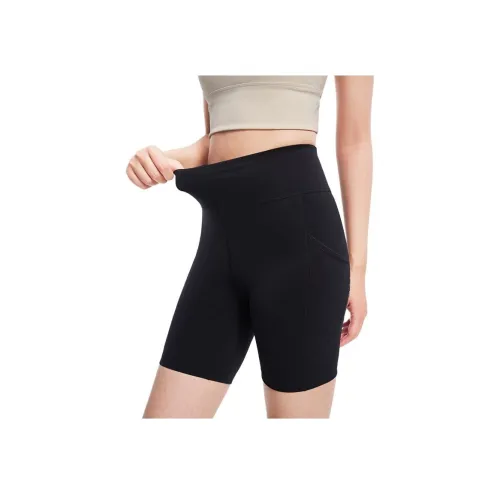 PELLIOT Элегантные черные женские спортивные шорты