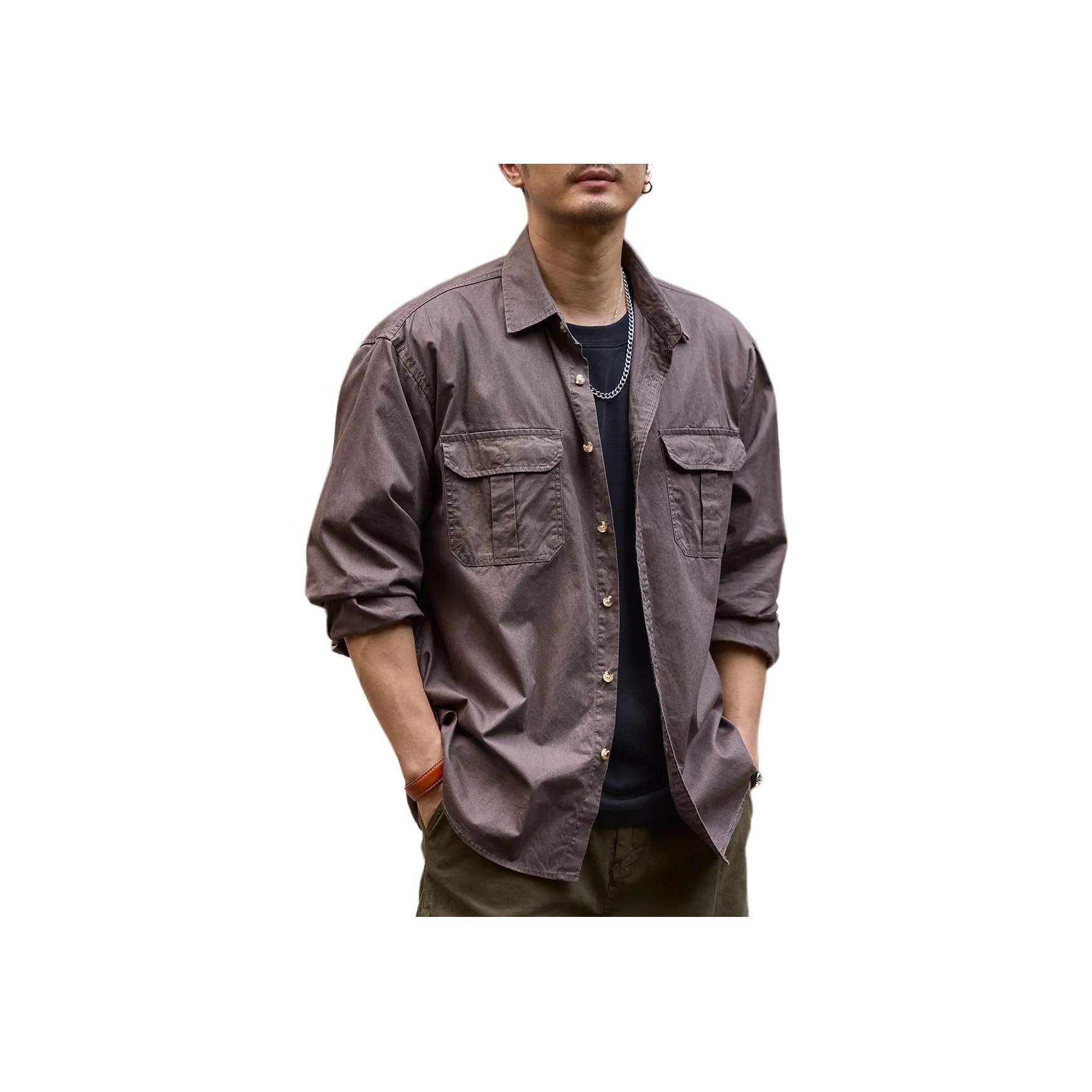 GELANLU Унисекс Рубашки