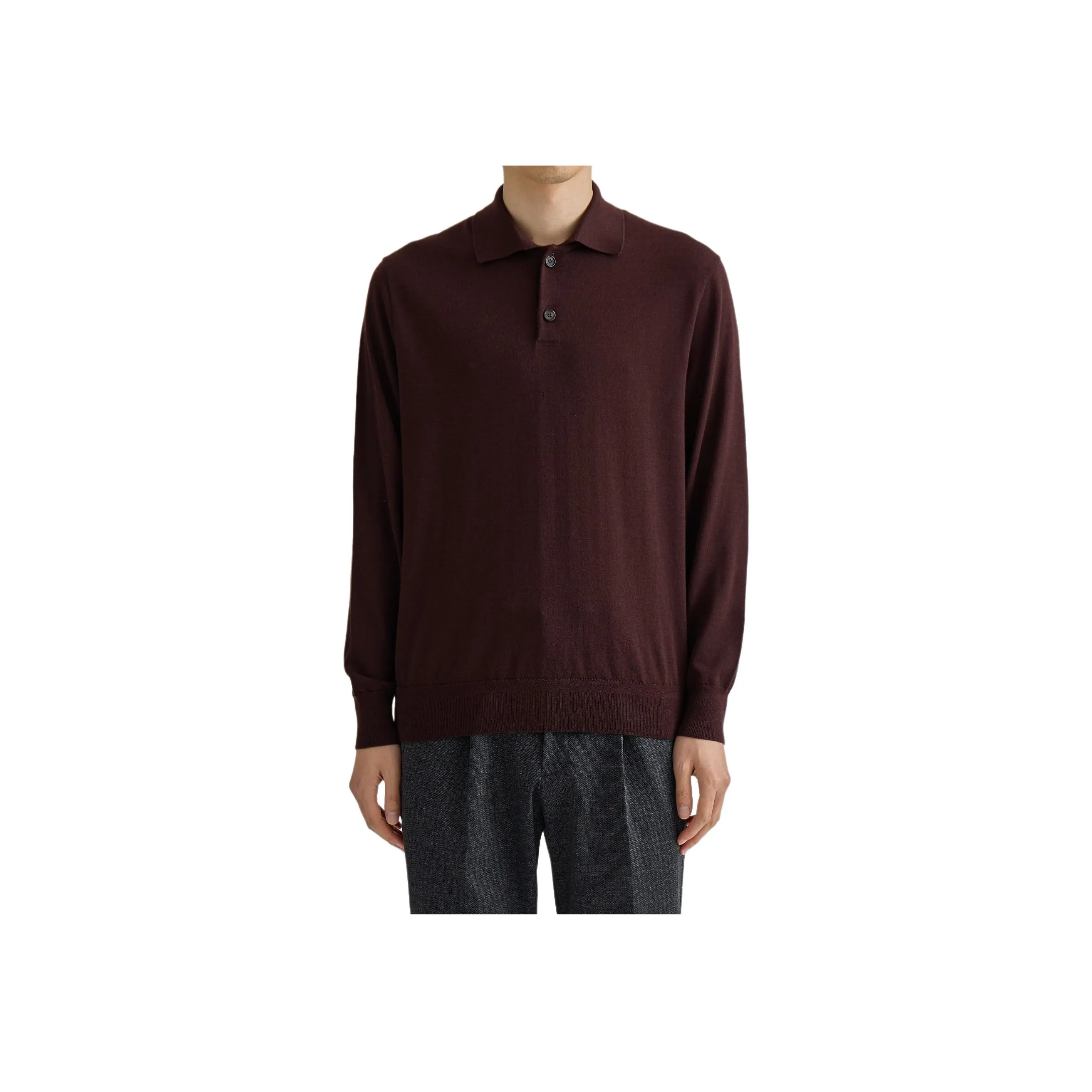 UNITED TOKYO FW24 Polo Shirt Men's Dark Brown