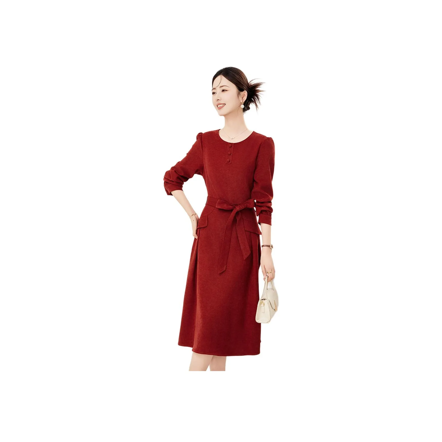 Fele.d Long Sleeved Dress Women's