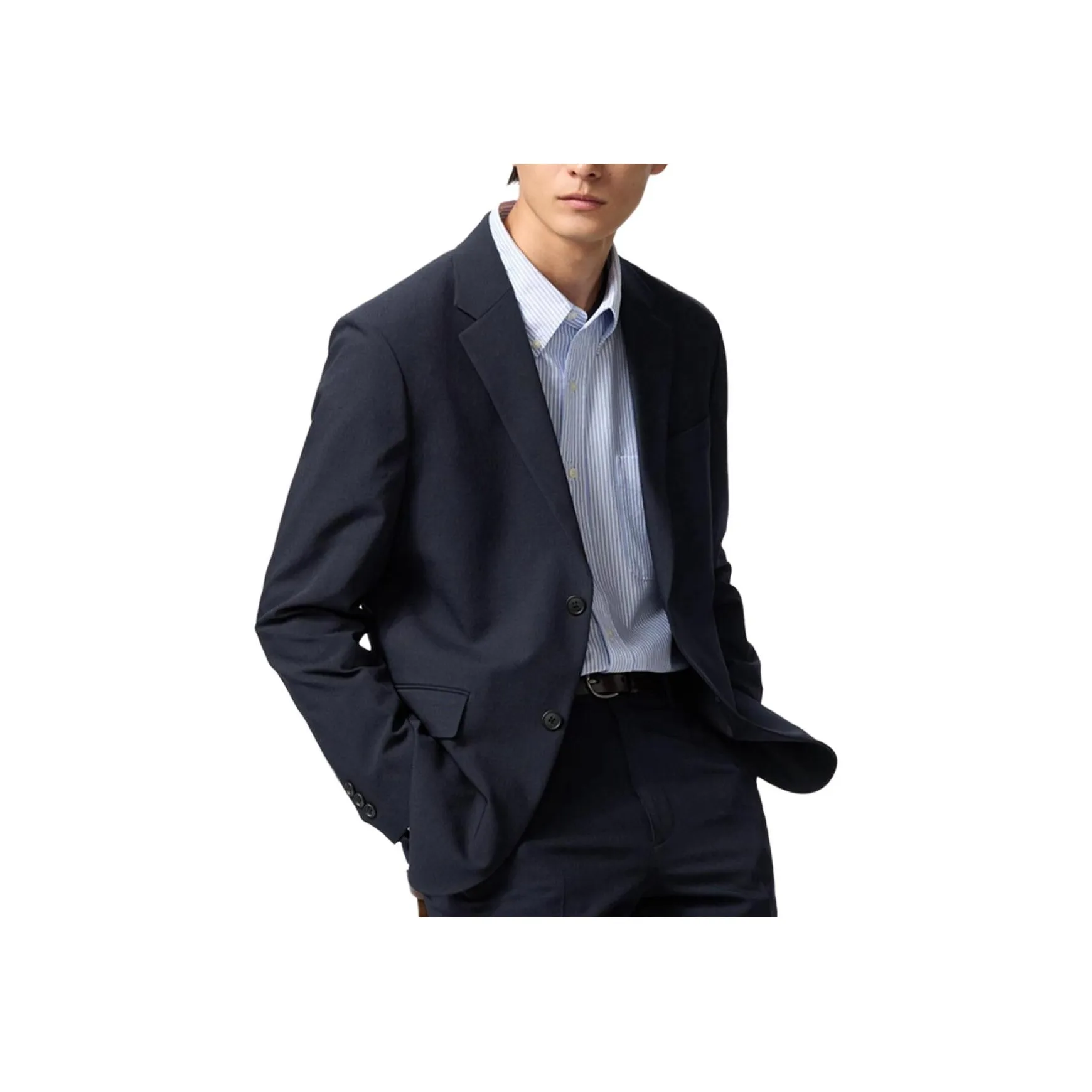 UNIQLO Business Suit Men's Navy Blue
