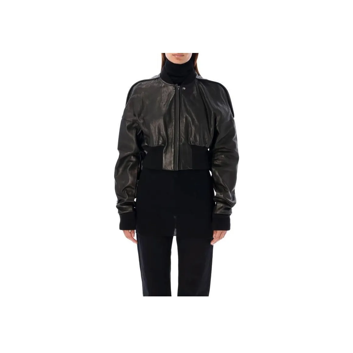 RICK OWENS Collage Bomber 'Black'