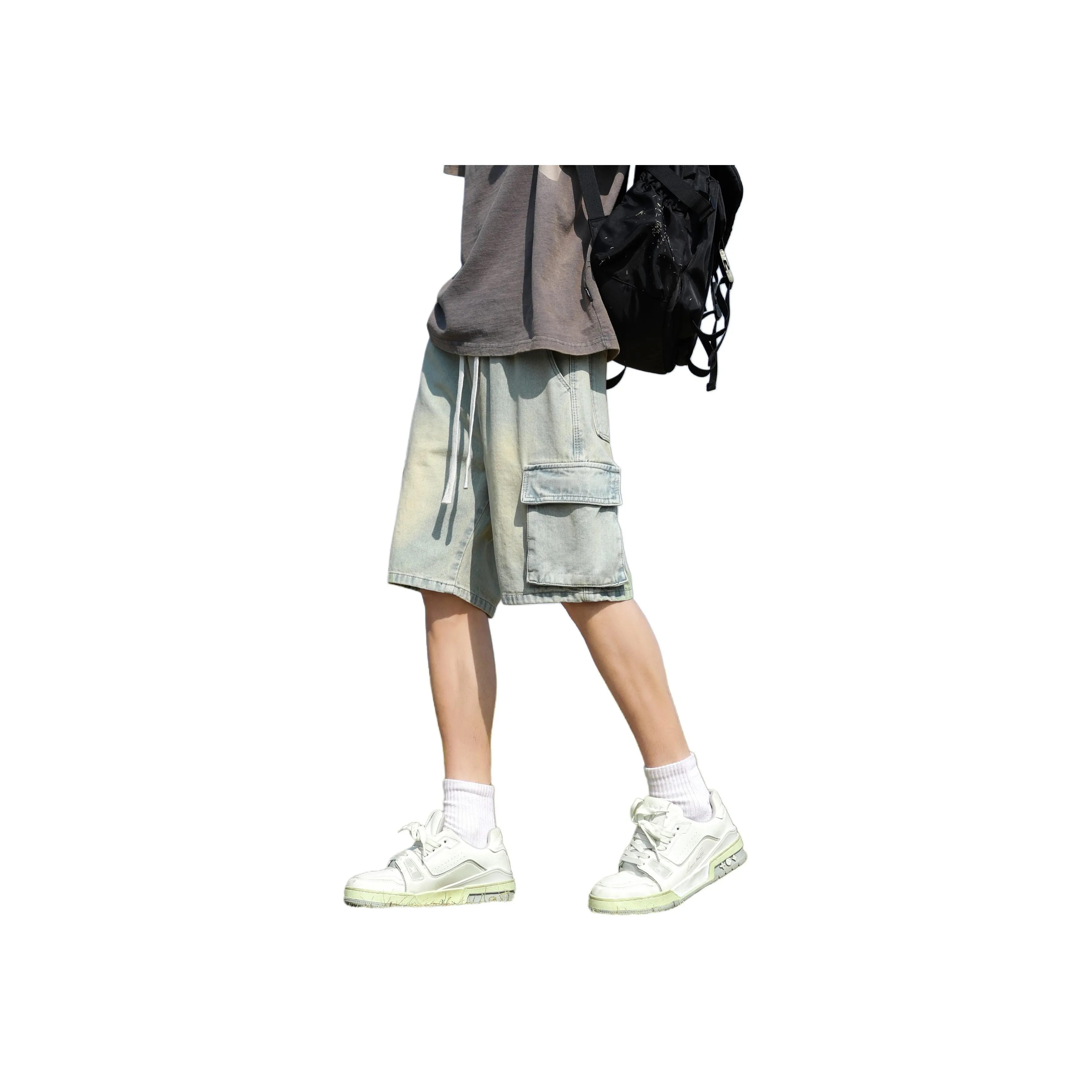 JASONWOOD Cowboy On The Run Denim Shorts Unisex