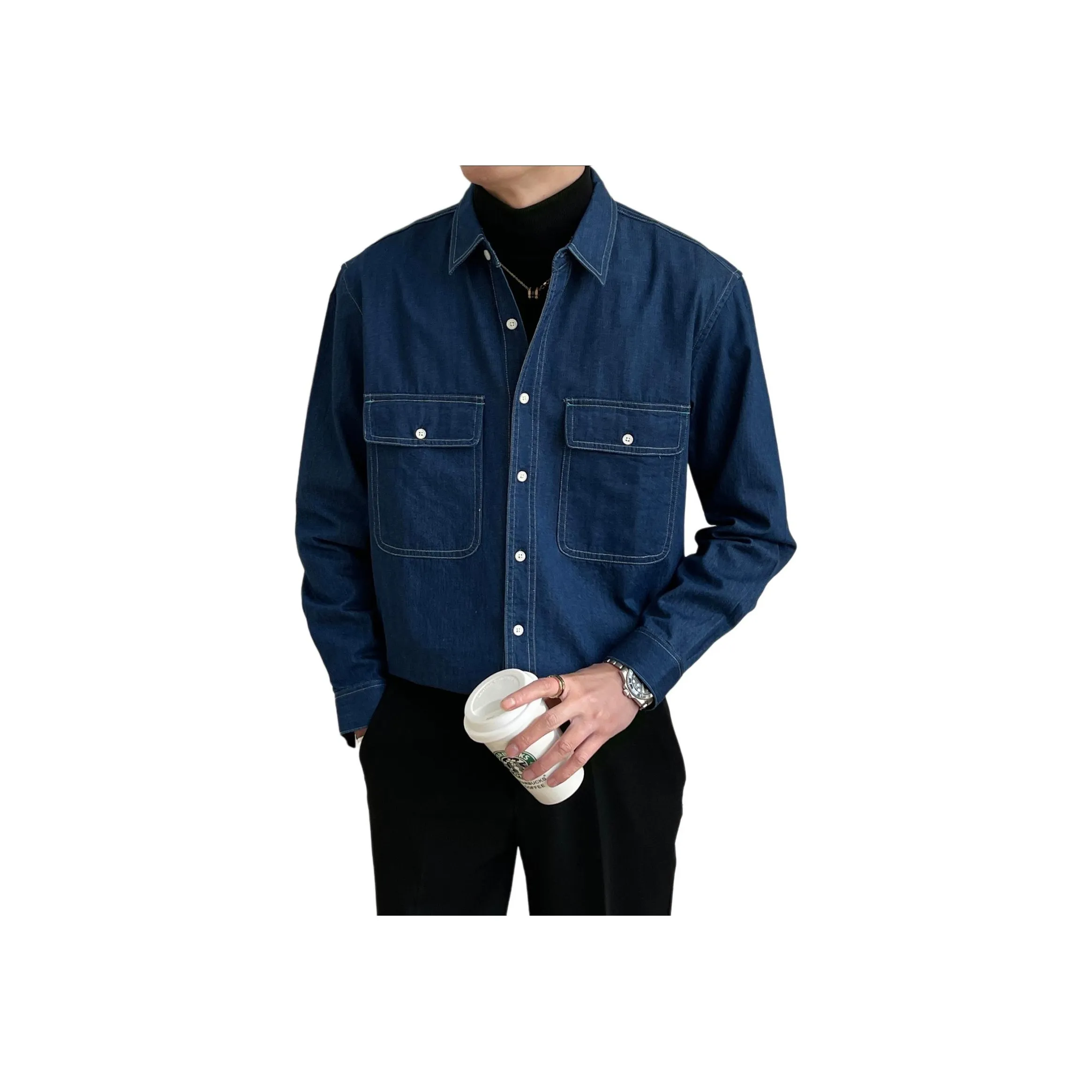 Pirkadat Темно-синий Унисекс Рубашки