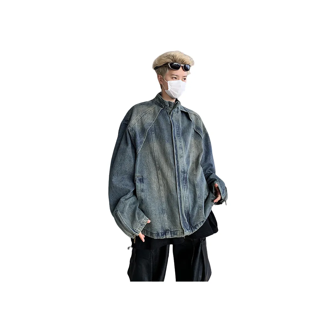 Mulinsen Denim Jackets Unisex Blue