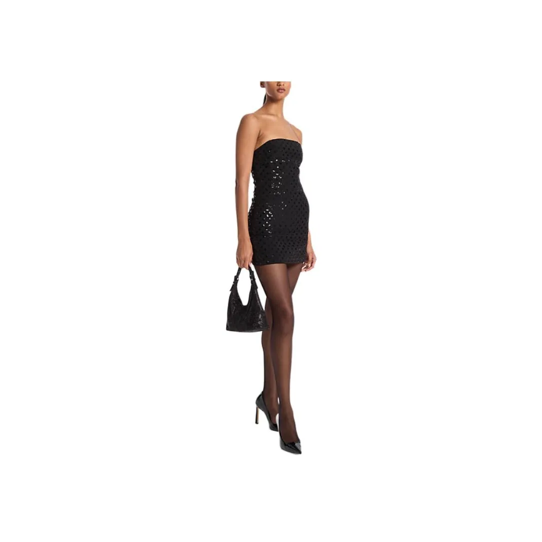 MICHAEL KORS Sequined Dot Stretch Crepe Dress