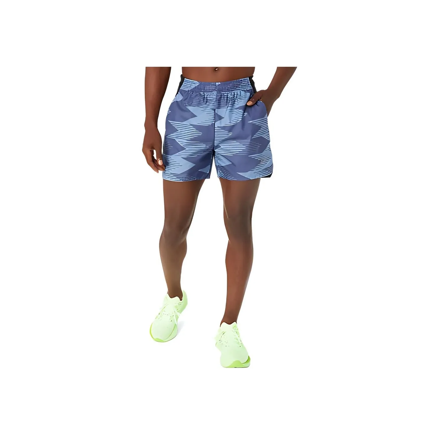 Asics Graphic 5 Casual Shorts Men's Blue