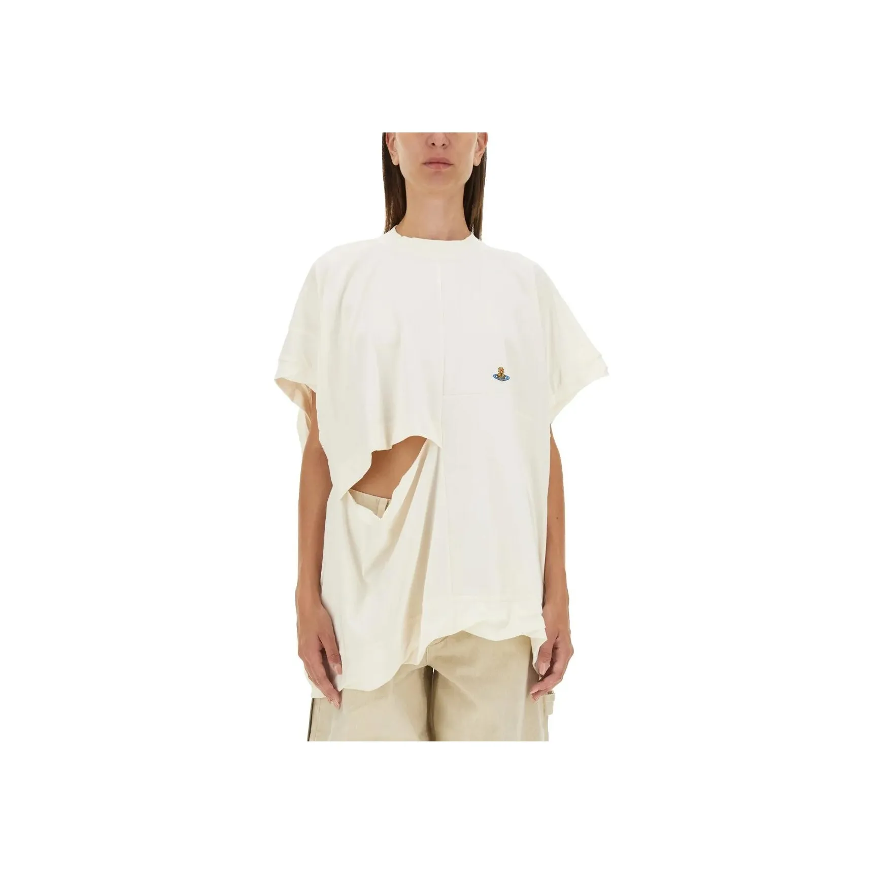 Vivienne Westwood Dolly Orb Embroidered Oversized T Shirt