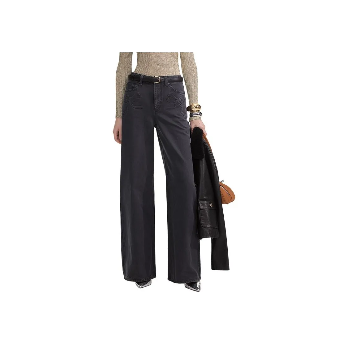 Self Portrait Jeans Женские Classic Black