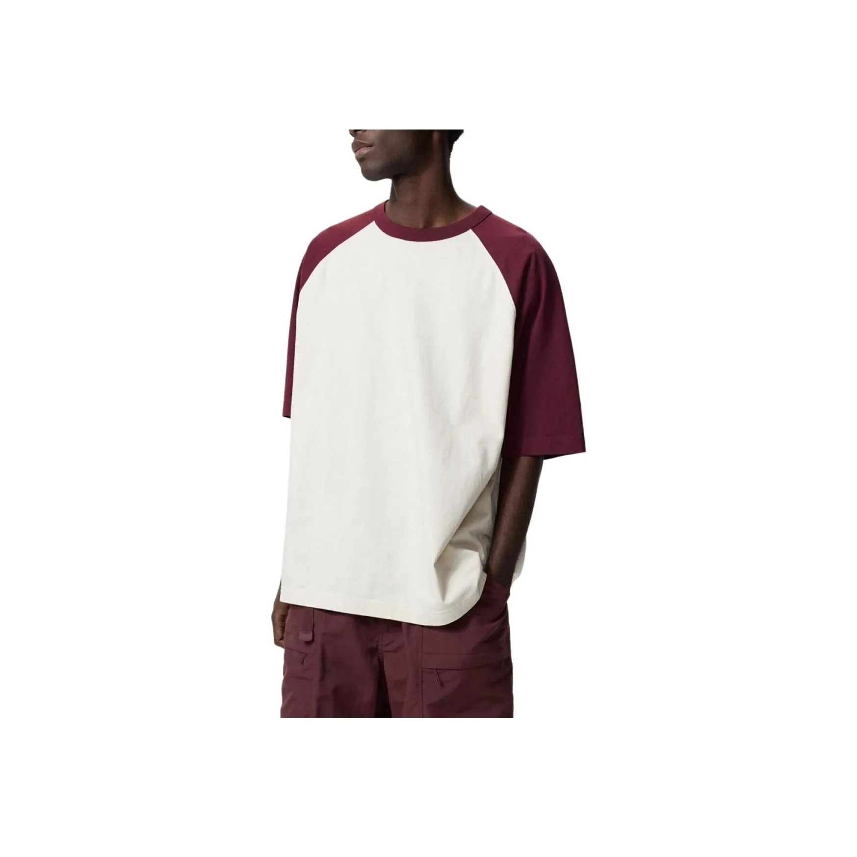 UNIQLO T Shirts Unisex Dark Red