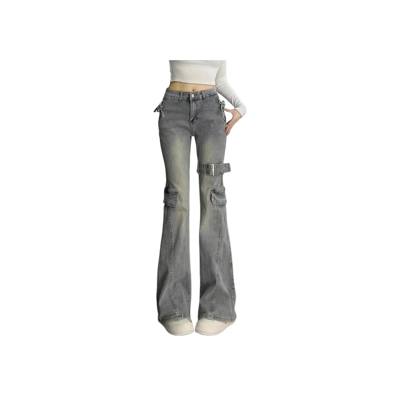 BENGEN Jeans Women's Vintage Blue