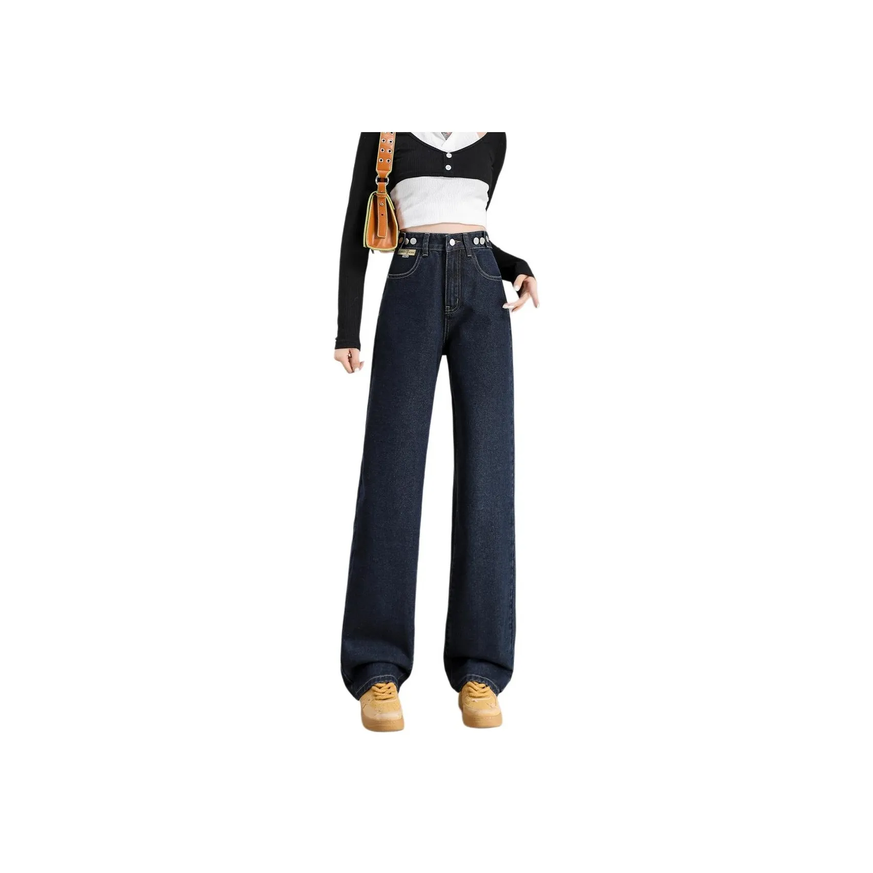 DEBRAND Jeans Women's Blue Gray